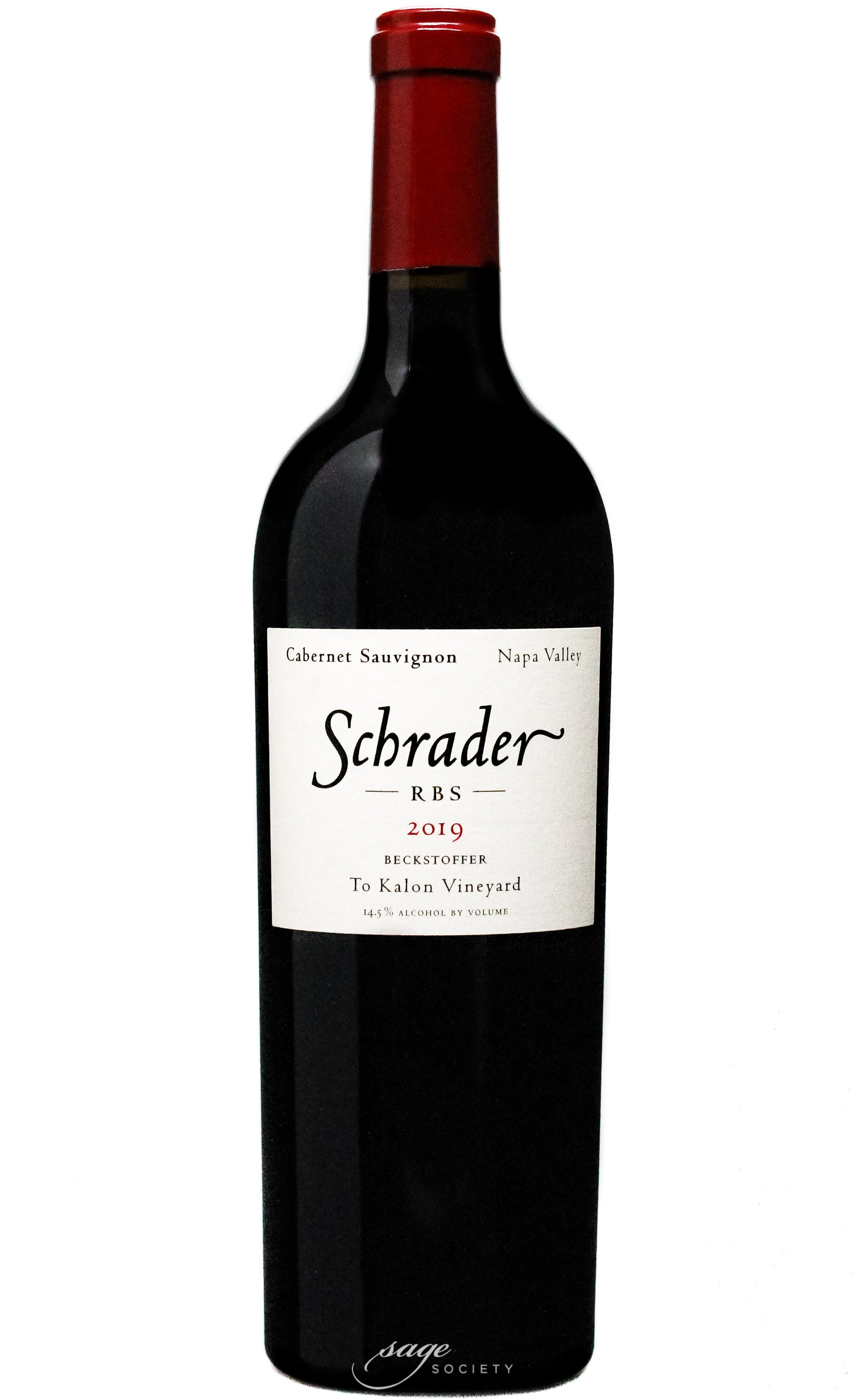 2019 Schrader Cellars Cabernet Sauvignon RBS Beckstoffer To Kalon Vineyard