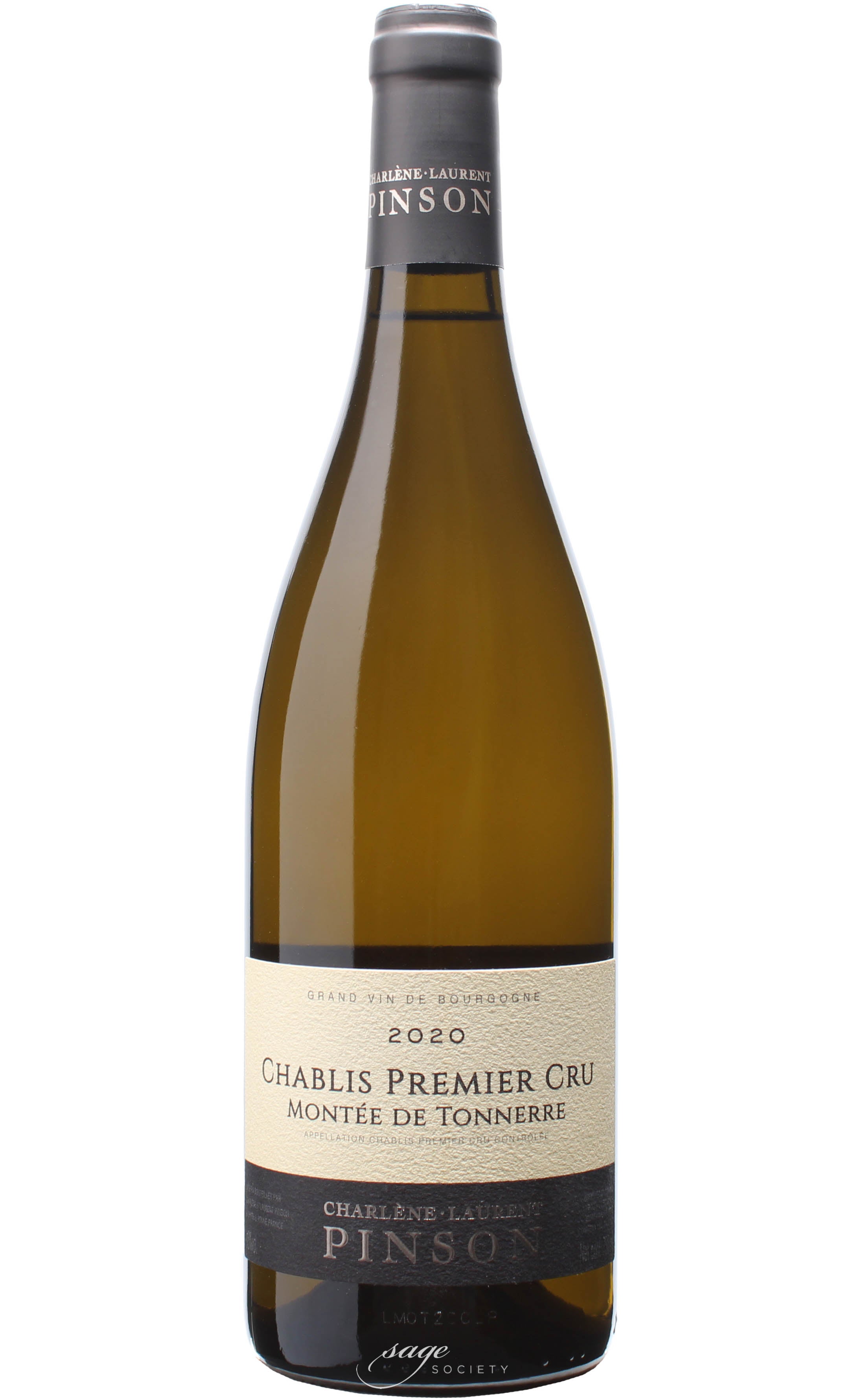 2020 Chàrlene et Laurent Pinson Chablis 1er Cru Montée de Tonnerre