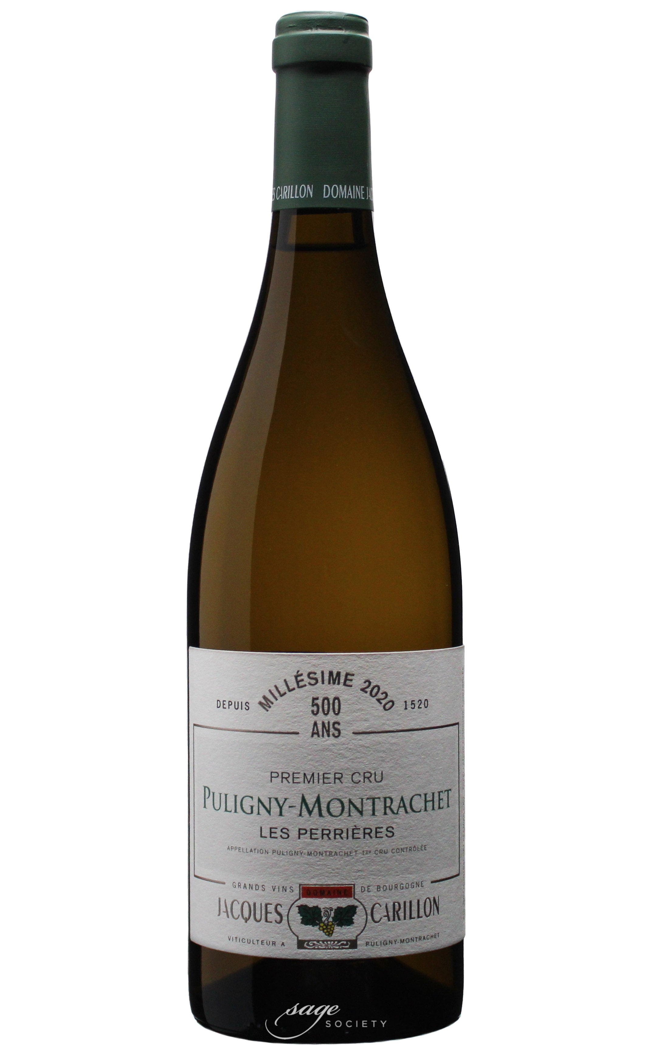 2020 Domaine Jacques Carillon Puligny-Montrachet 1er Cru Les Perrières
