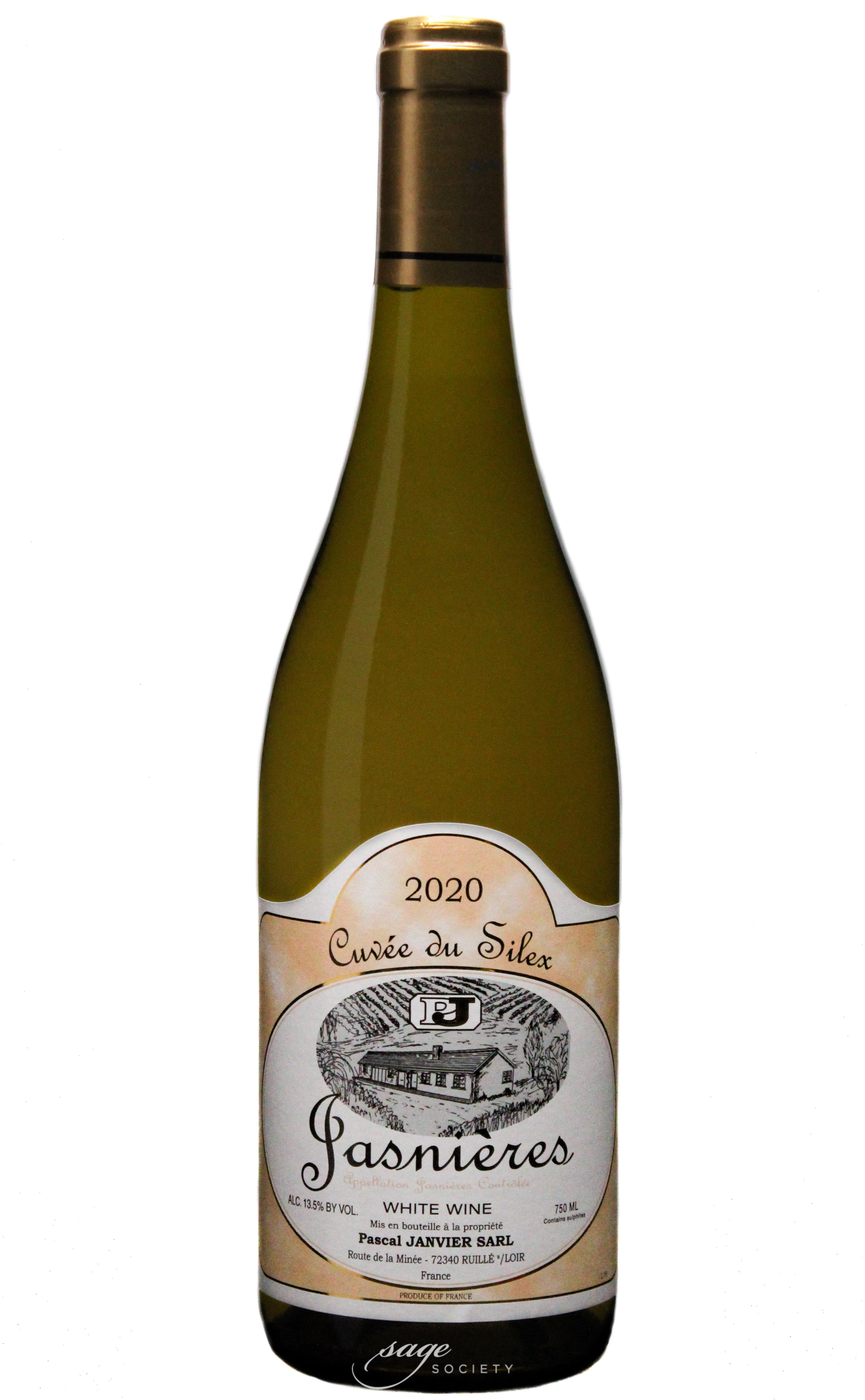 2020 Pascal Janvier Jasnières Cuvée du Silex