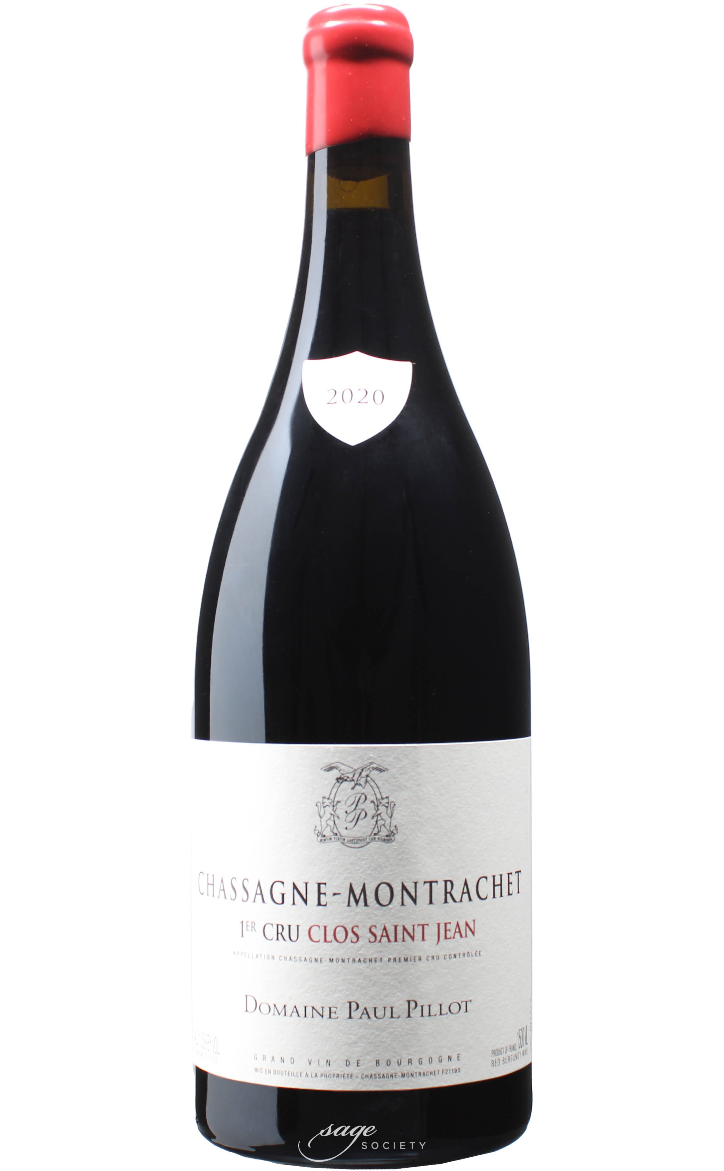 2020 Paul Pillot Chassagne-Montrachet 1er Cru Clos St. Jean Rouge 1.5L