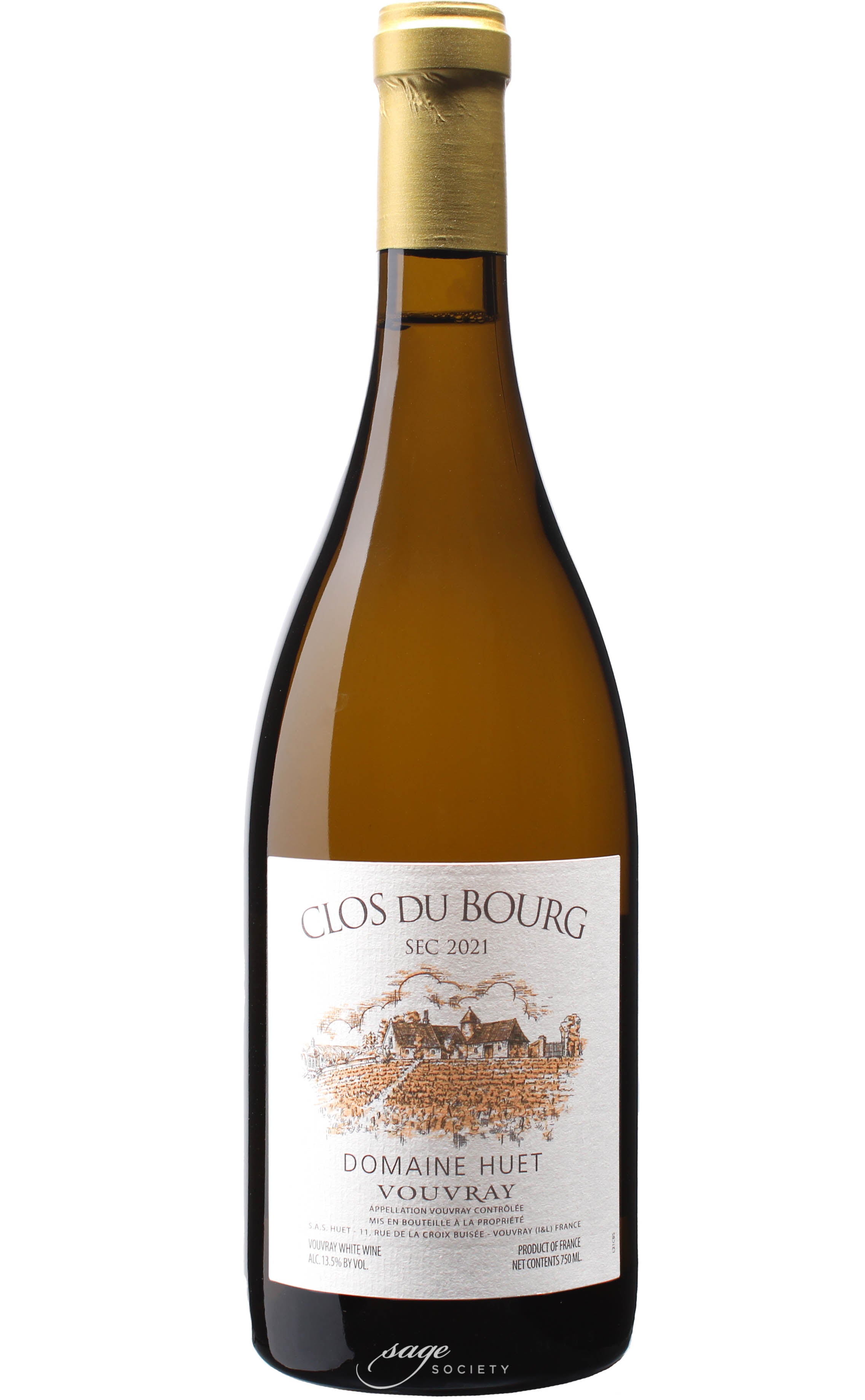2021 Domaine Huet Vouvray Sec Clos du Bourg