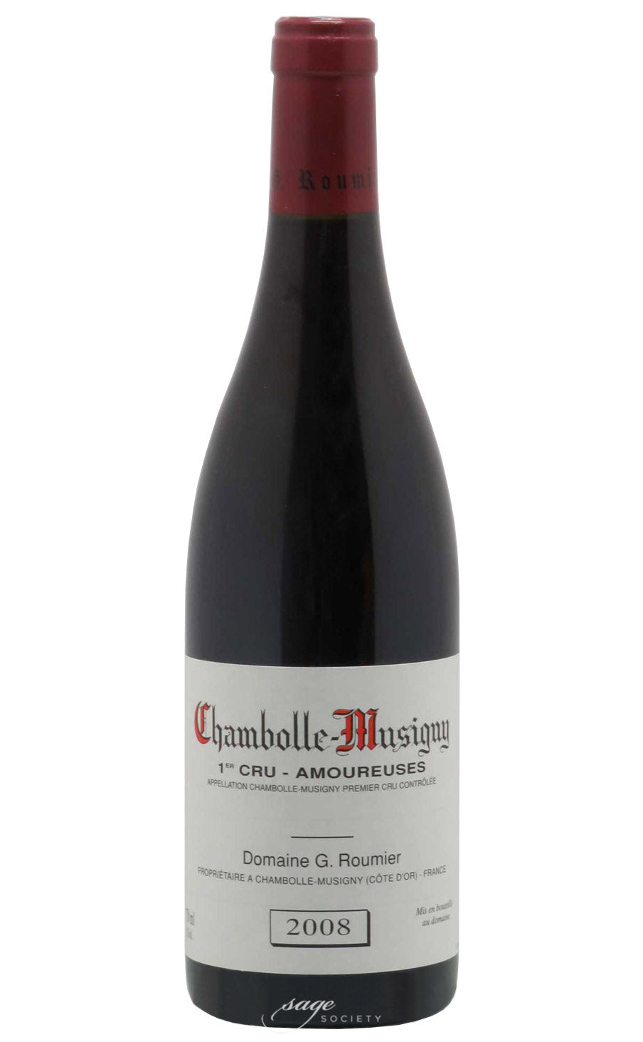 2008 Domaine G. Roumier / Christophe Roumier Chambolle-Musigny 1er Cru Les Amoureuses