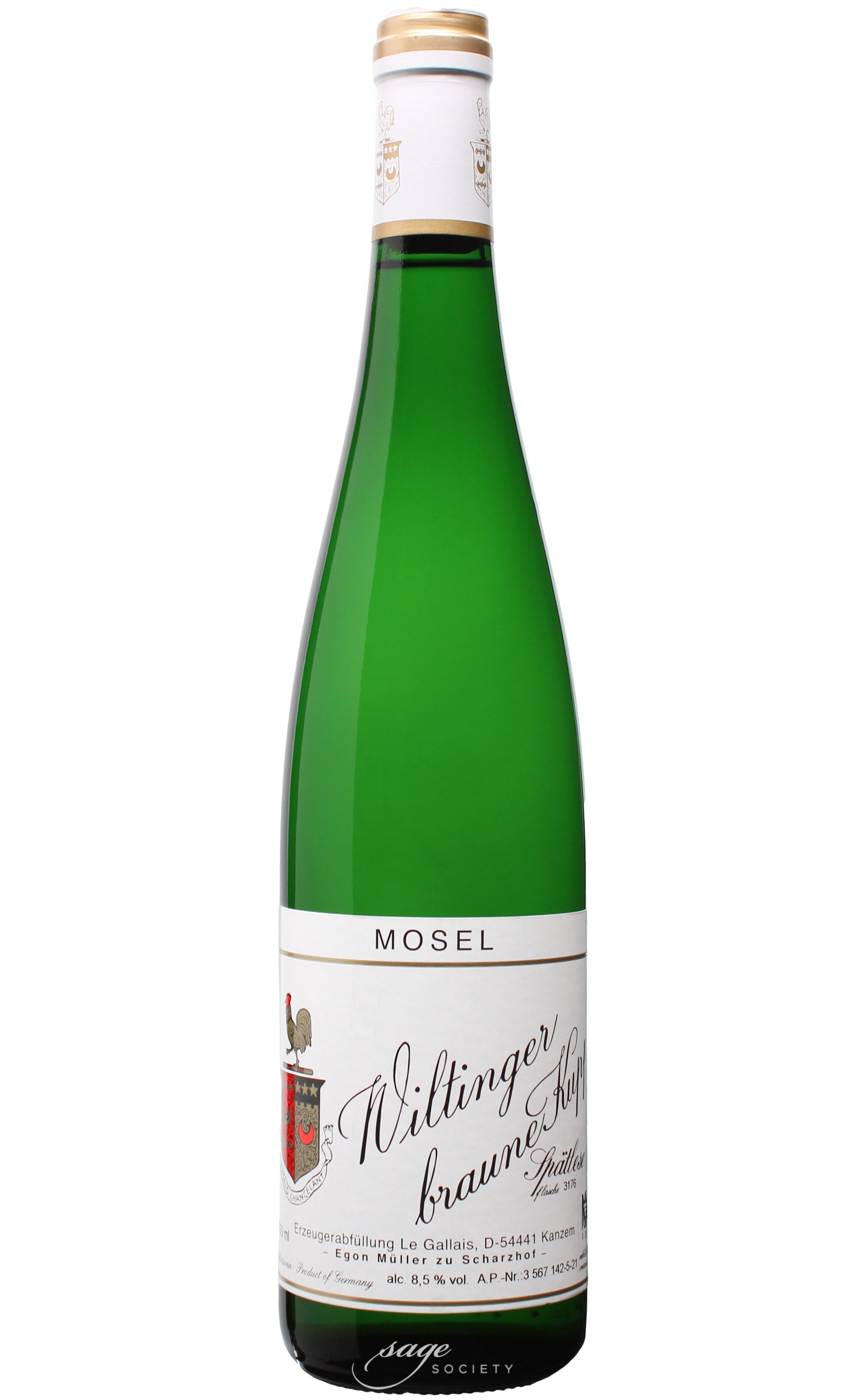 2021 Egon Müller/Le Gallais Wiltinger Braune Kupp Riesling Spätlese