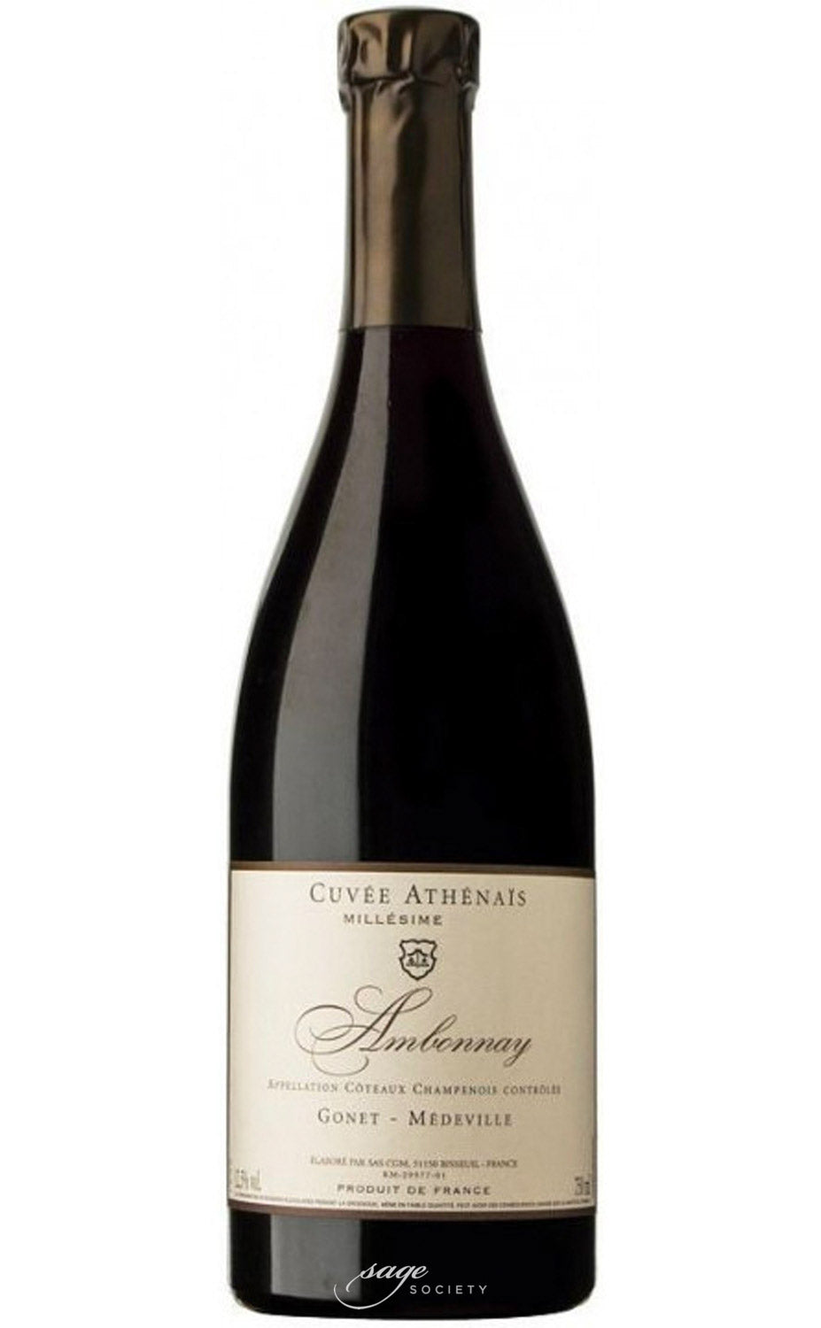 2019 Gonet-Médeville Coteaux Champenois Cuvée Athenais Ambonnay Rouge