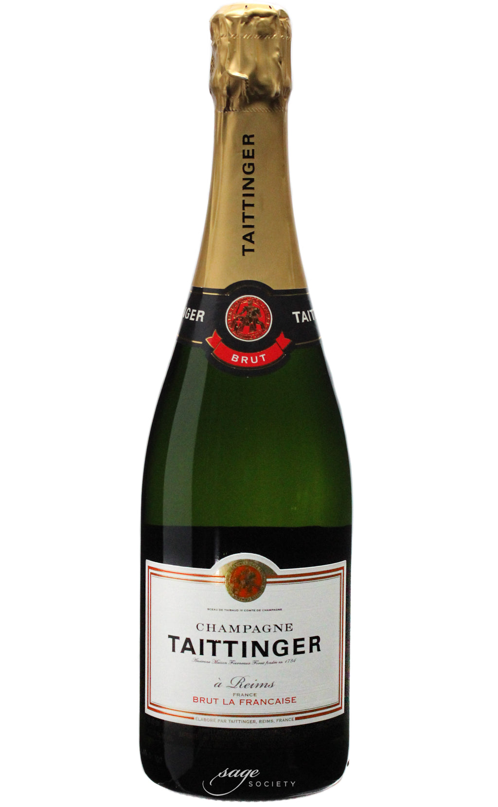 NV Taittinger Champagne Brut Réserve La Française – Sage Society