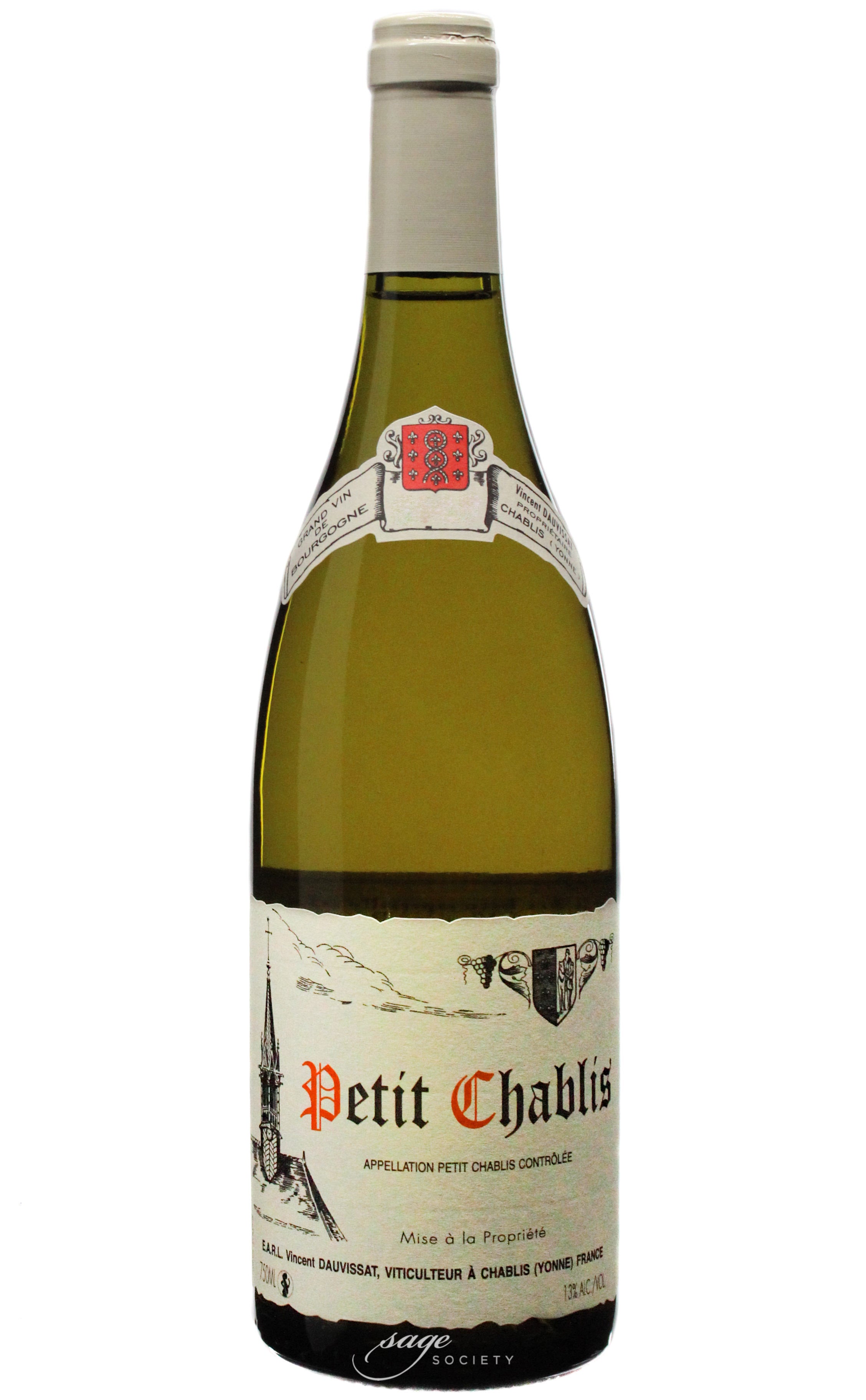 2020 Vincent Dauvissat (René & Vincent) Petit Chablis