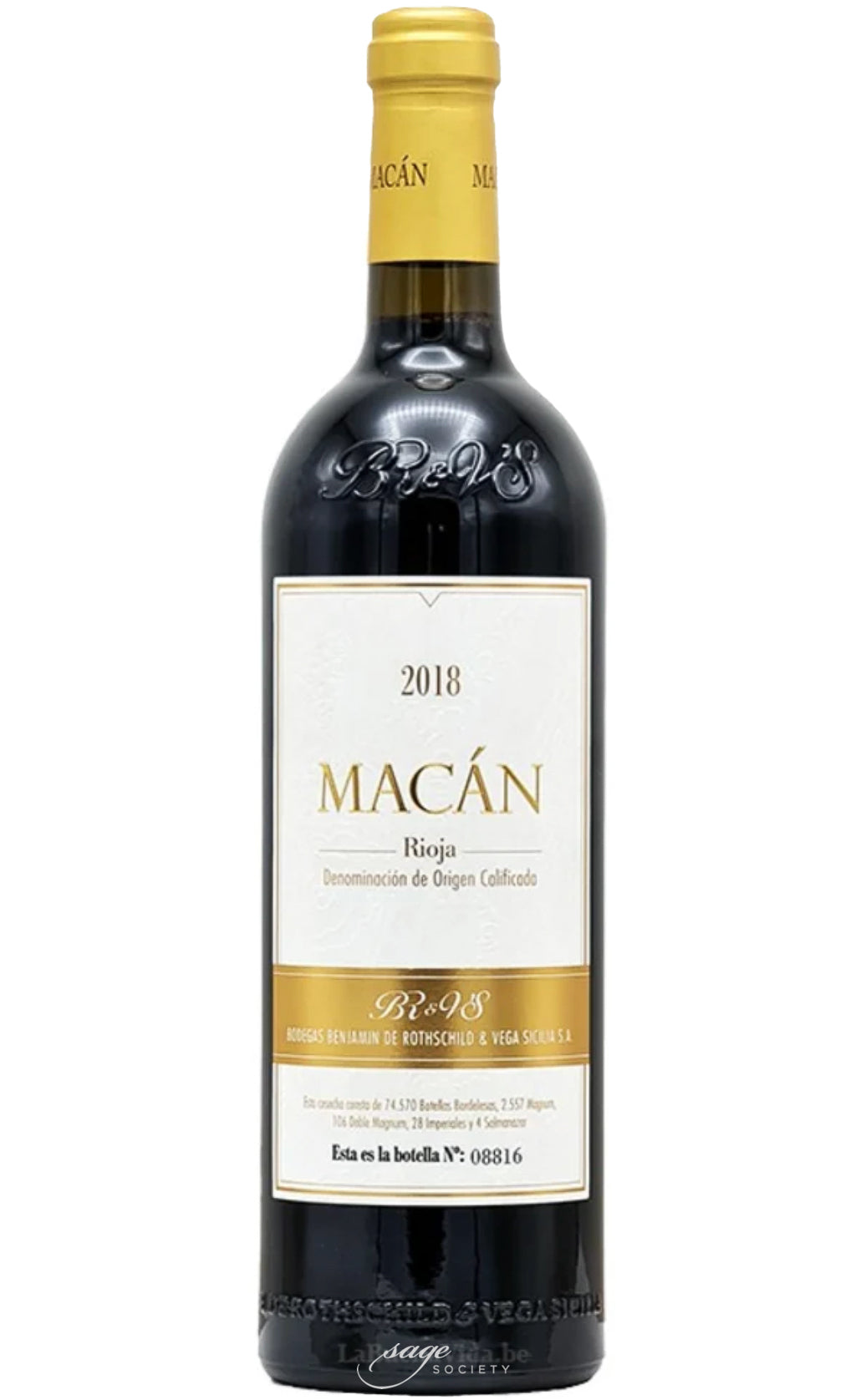 2018 Bodegas Benjamin de Rothschild & Vega-Sicilia Rioja Macan