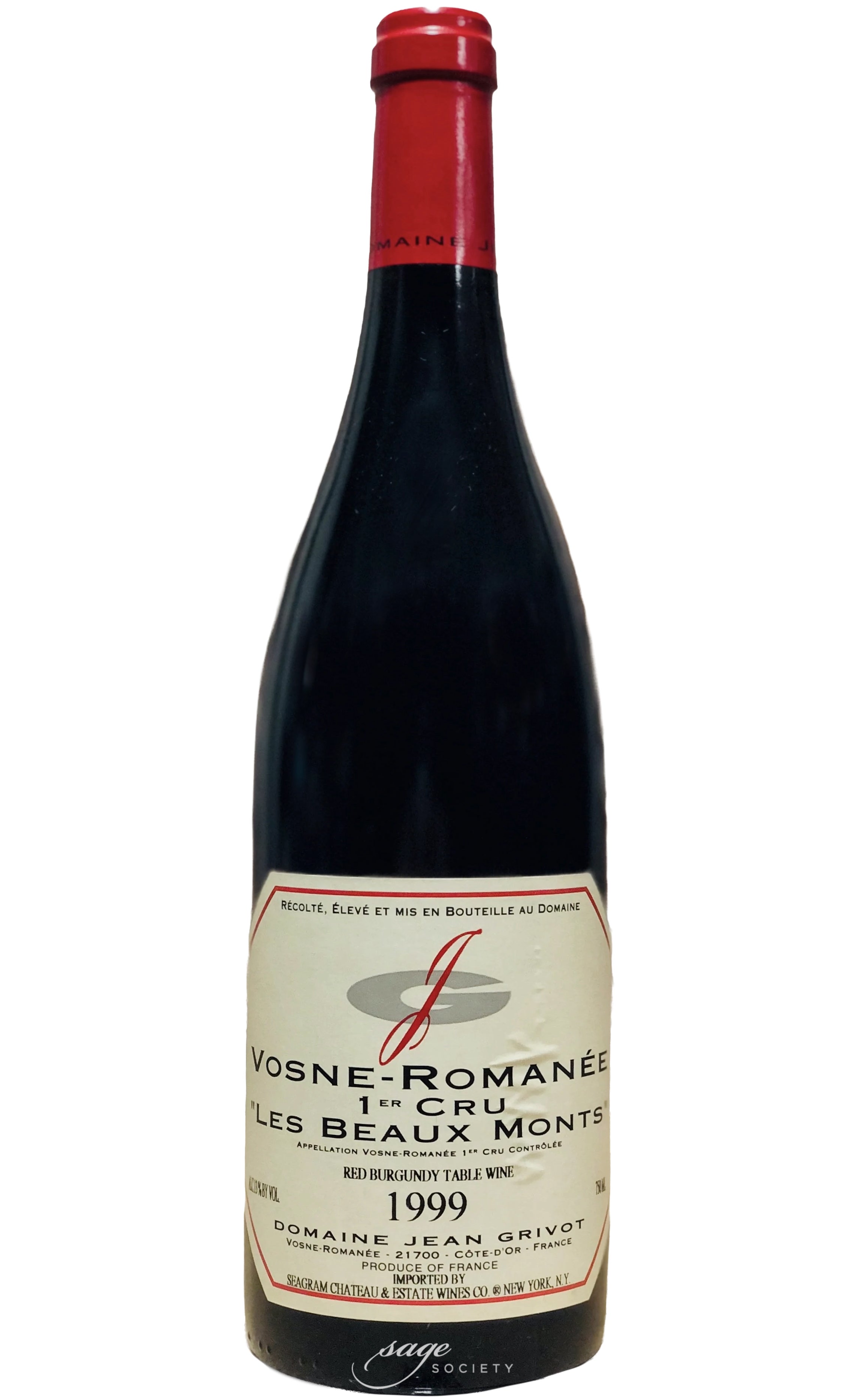 1999 Domaine Jean Grivot Vosne-Romanée 1er Cru Les Beaux Monts