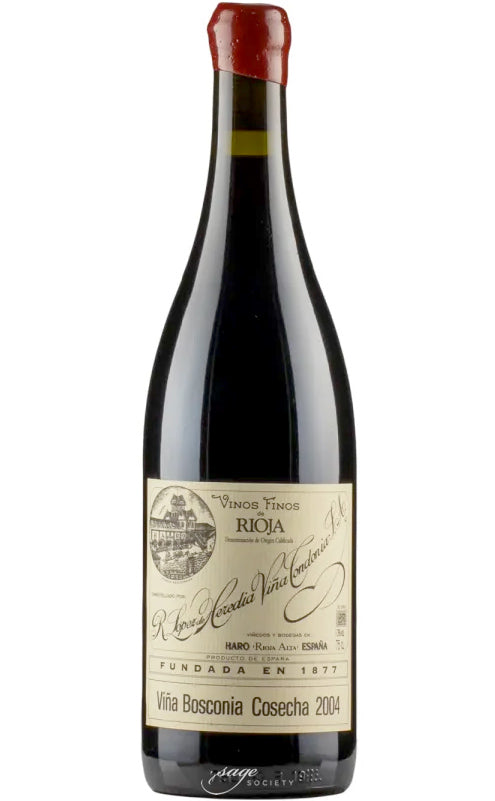2004 R. López de Heredia Rioja Gran Reserva Viña Bosconia