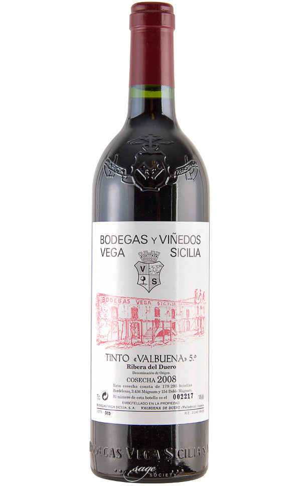 2008 Bodegas Vega-Sicilia Ribera del Duero Valbuena 5º