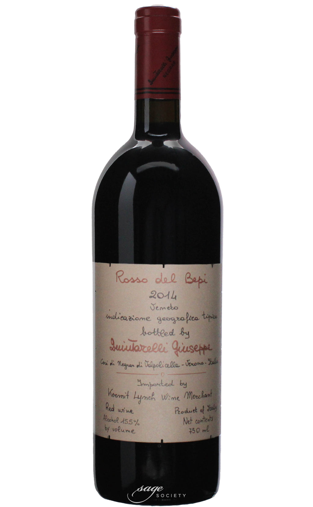 2014 Giuseppe Quintarelli Rosso del Bepi Veneto IGT – Sage Society