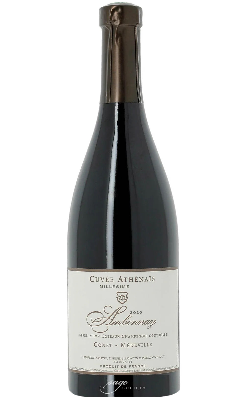 2020 Gonet-Médeville Coteaux Champenois Cuvée Athenais Ambonnay Rouge