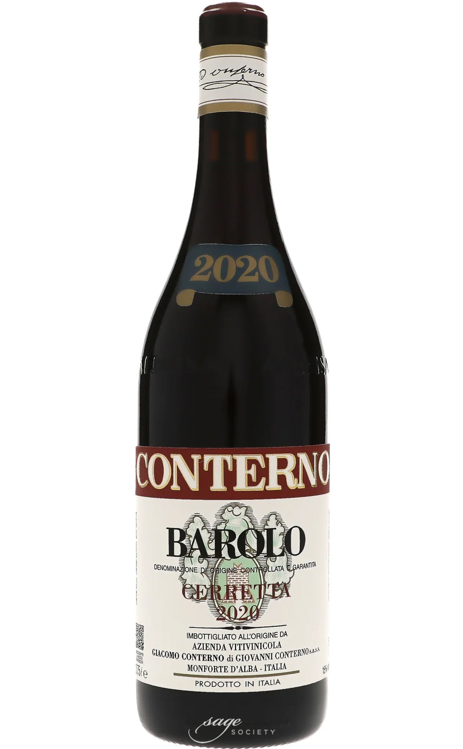 2020 Giacomo Conterno Barolo Cerretta