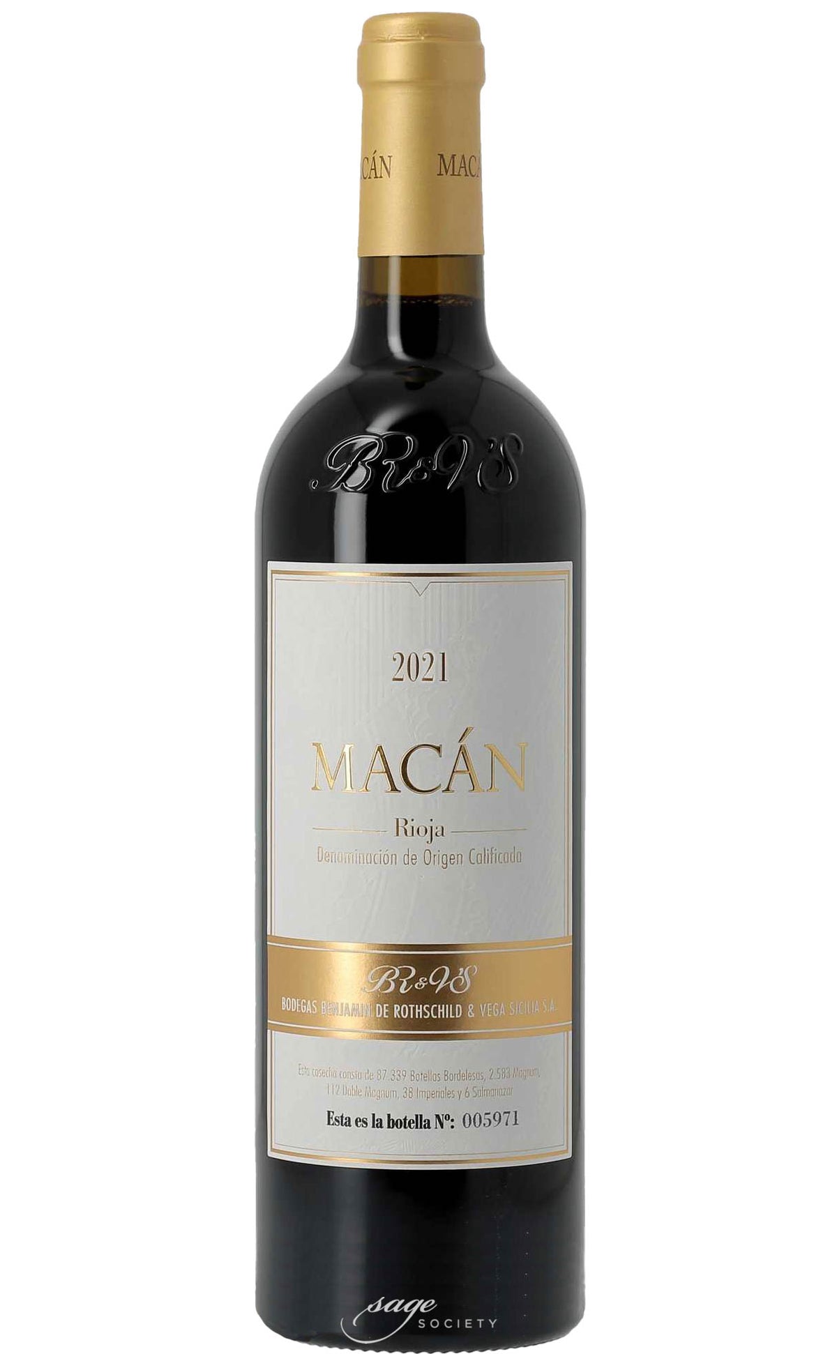 2021 Bodegas Benjamin de Rothschild & Vega Sicilia Rioja Macan