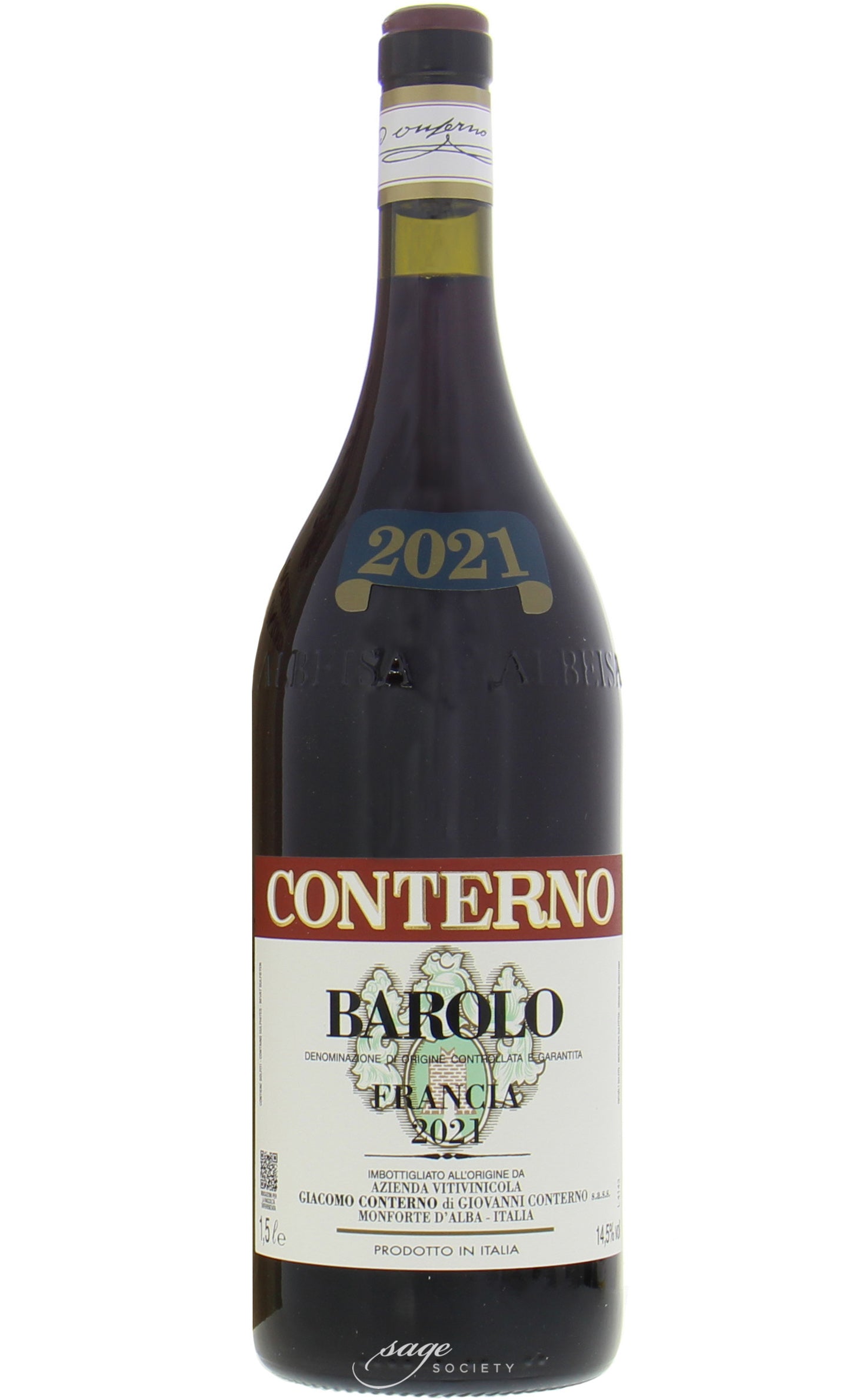 2021 Giacomo Conterno Barolo Cascina Francia 1.5L