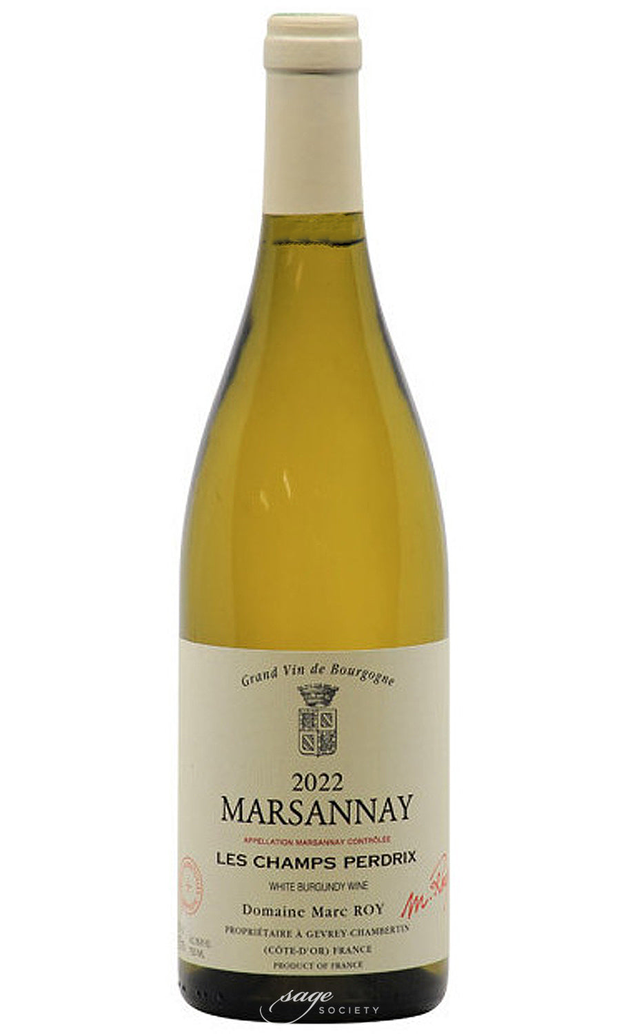2022 Domaine Marc Roy Marsannay Les Champs Perdrix Blanc