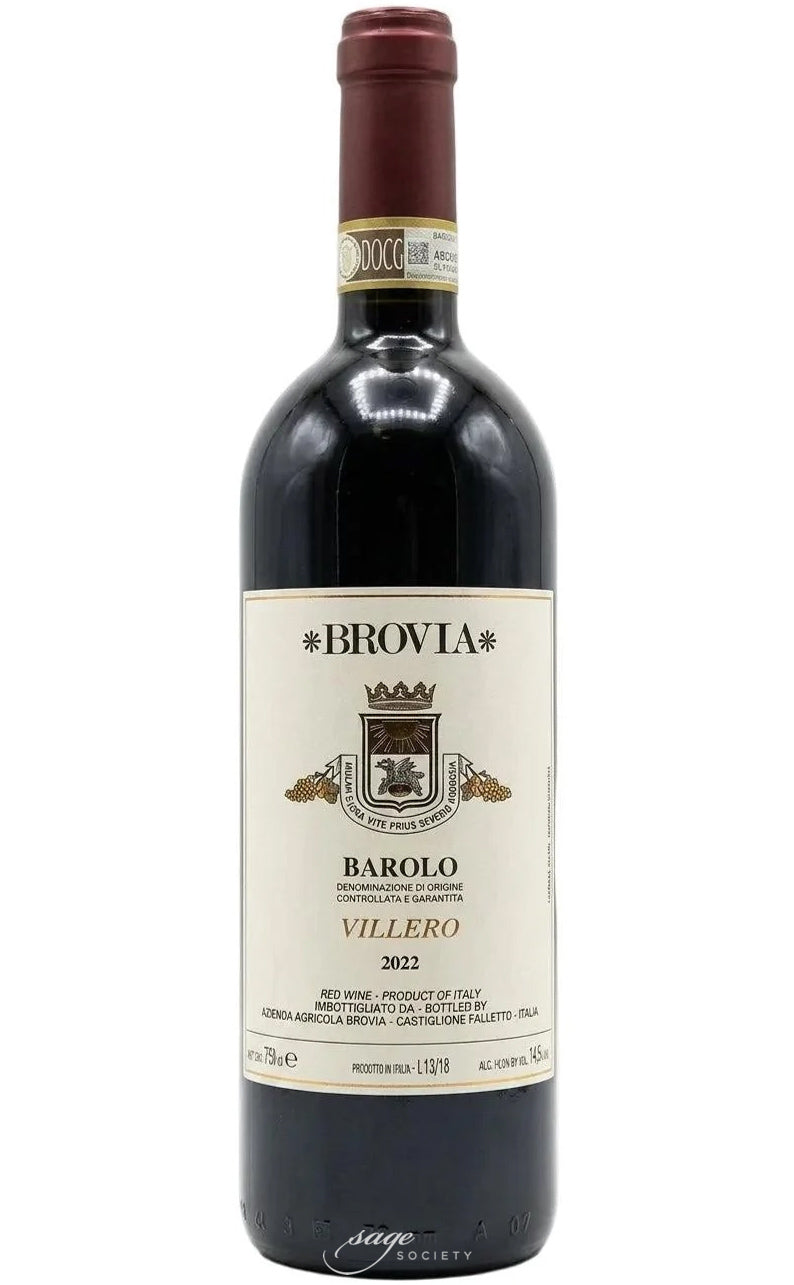 2022 Fratelli Brovia Barolo Villero