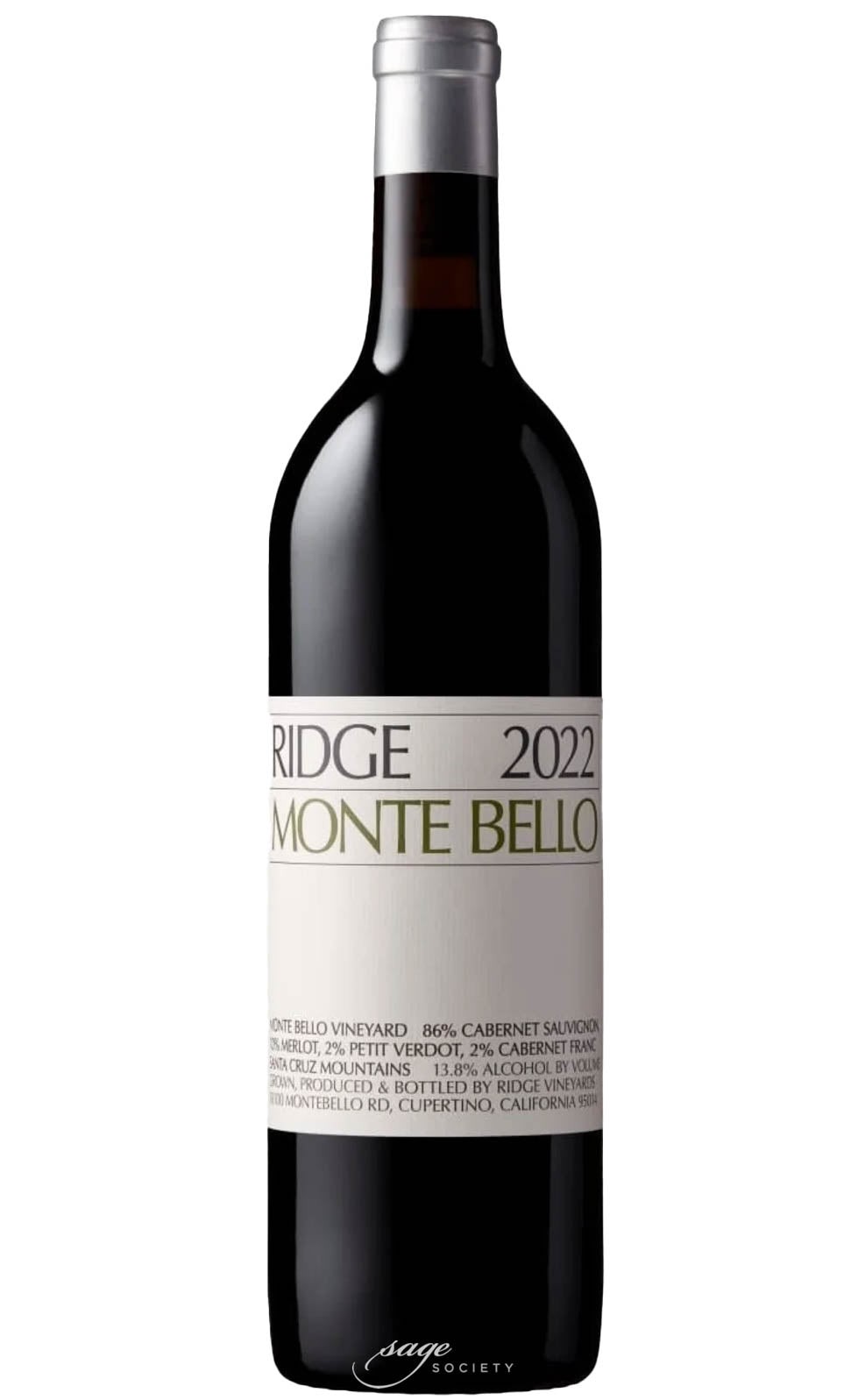 2022 Ridge Monte Bello