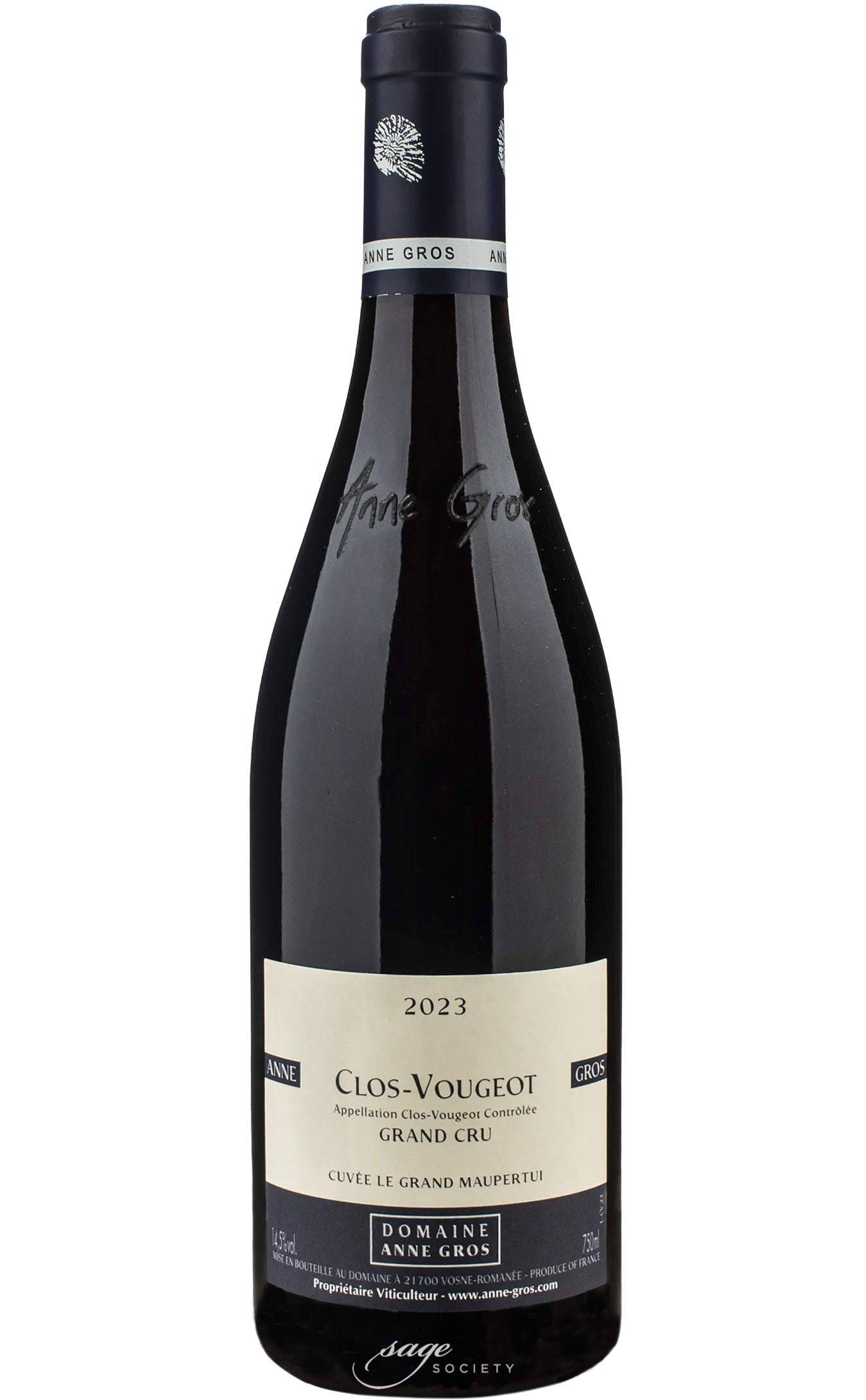 2023 Domaine Anne Gros Clos Vougeot Le Grand Maupertui