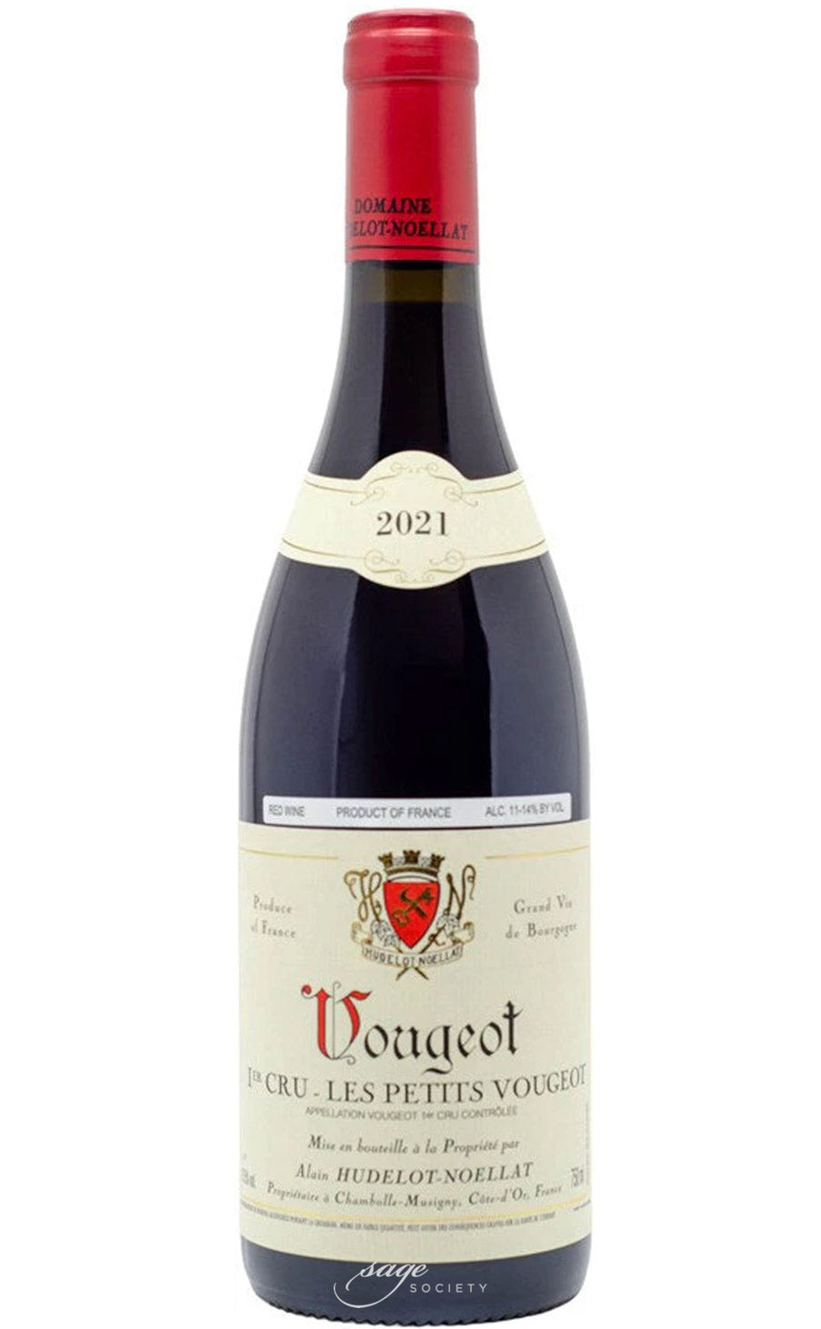 2021 Alain Hudelot-Noëllat Vougeot 1er Cru Les Petits Vougeots