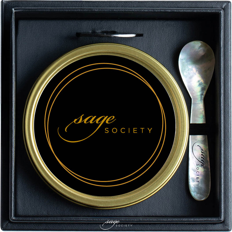 Sage Society Golden Kaluga Hybrid Caviar Gift Box