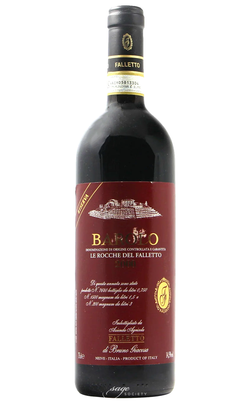 2000 Bruno Giacosa Barolo Riserva Le Rocche Del Falletto