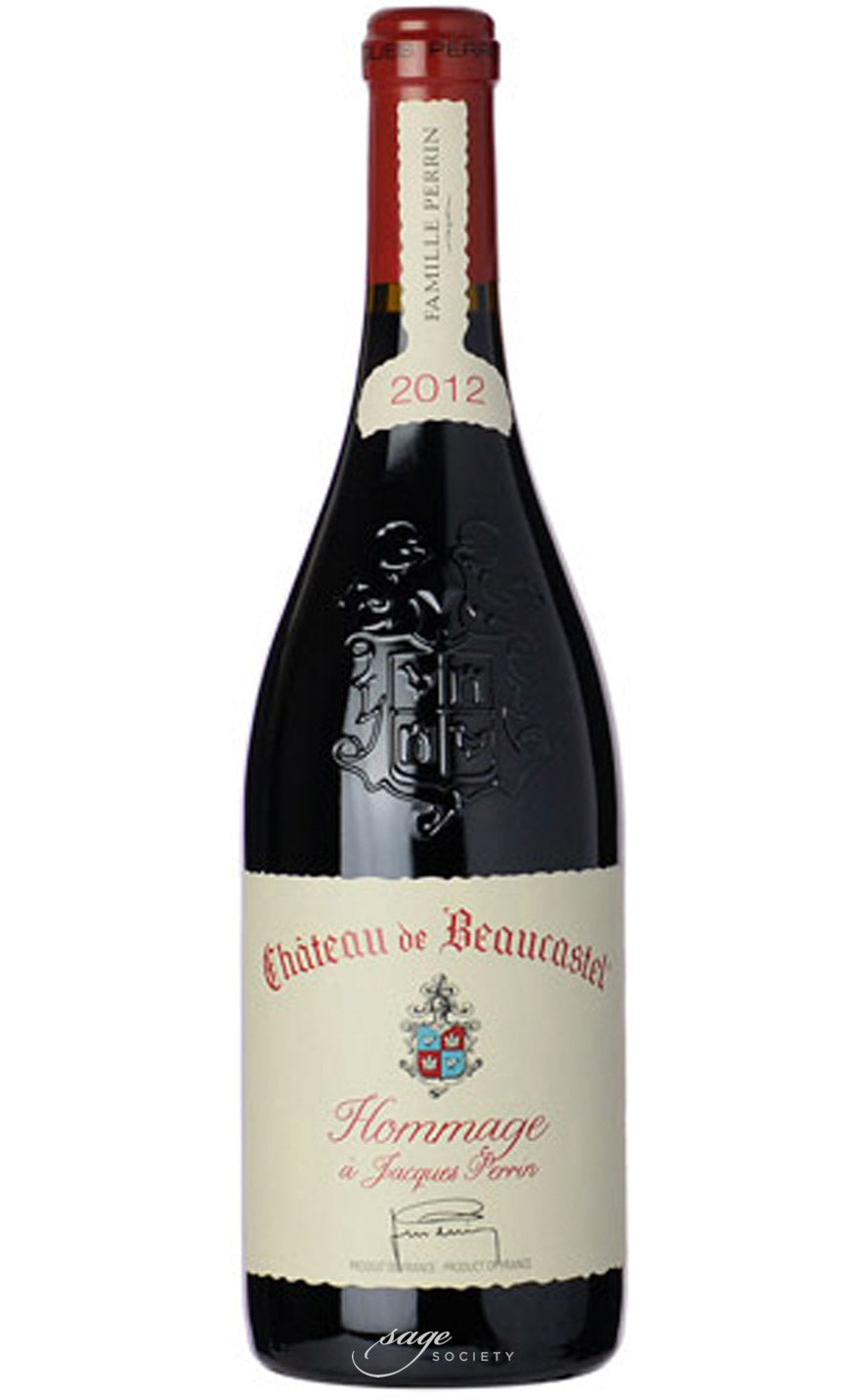 2012 Château de Beaucastel Châteauneuf-du-Pape Hommage à Jacques Perrin