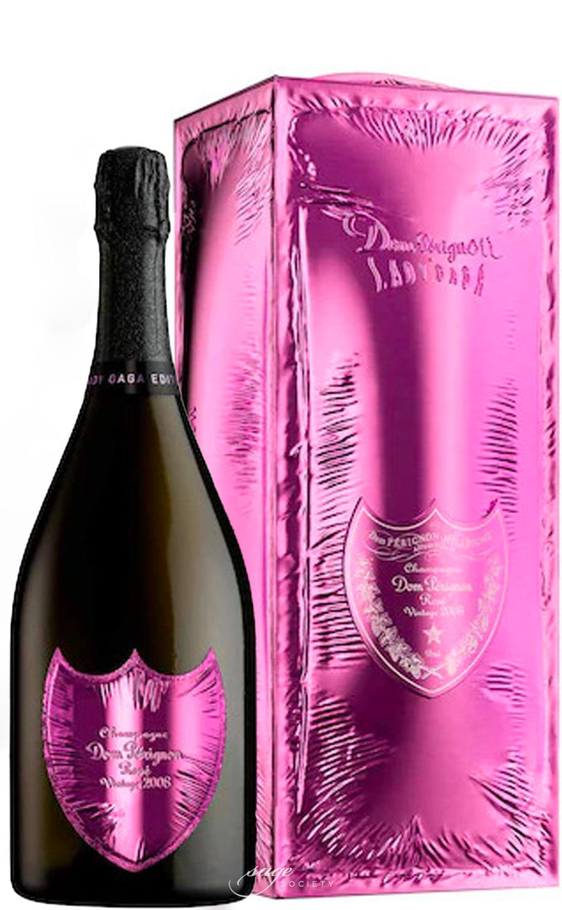 2008 Dom Pérignon Champagne Rosé Lady Gaga Limited Edition