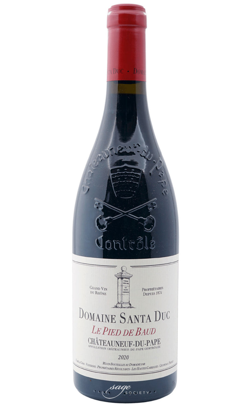 2020 Domaine Santa Duc Châteauneuf-du-Pape Pied de Baud – Sage Society