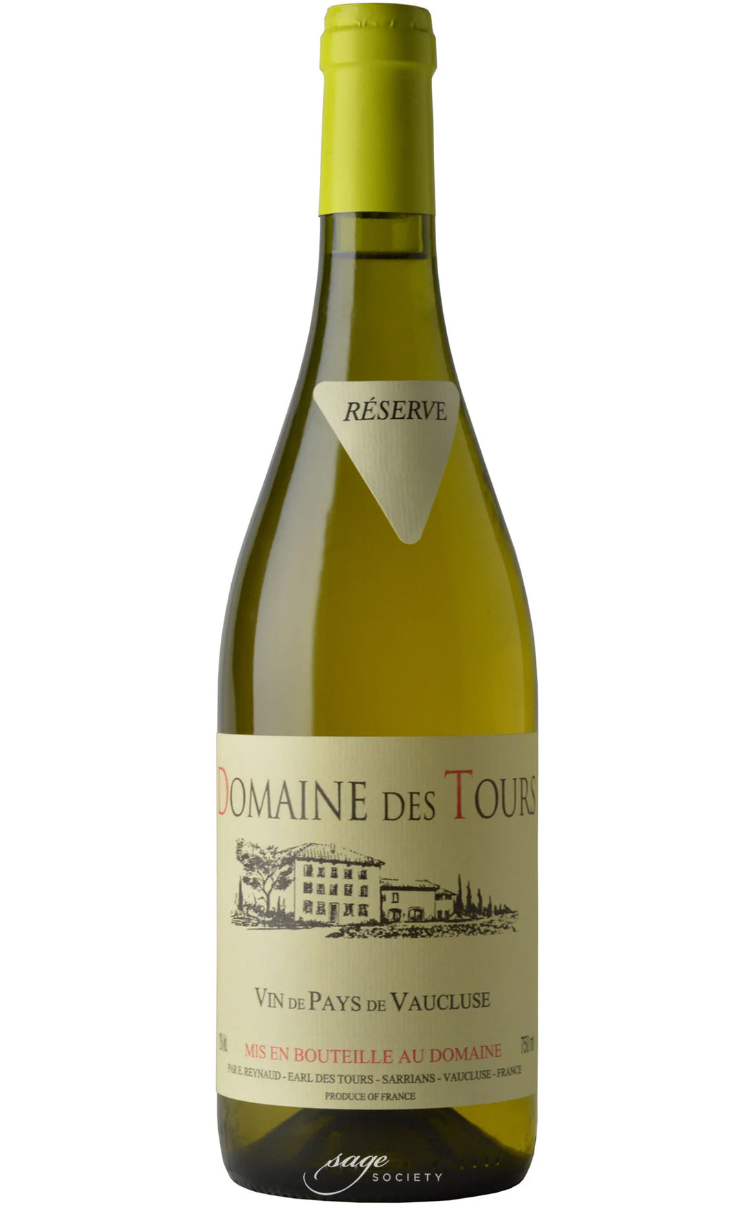2021 Domaine des Tours Vaucluse Blanc