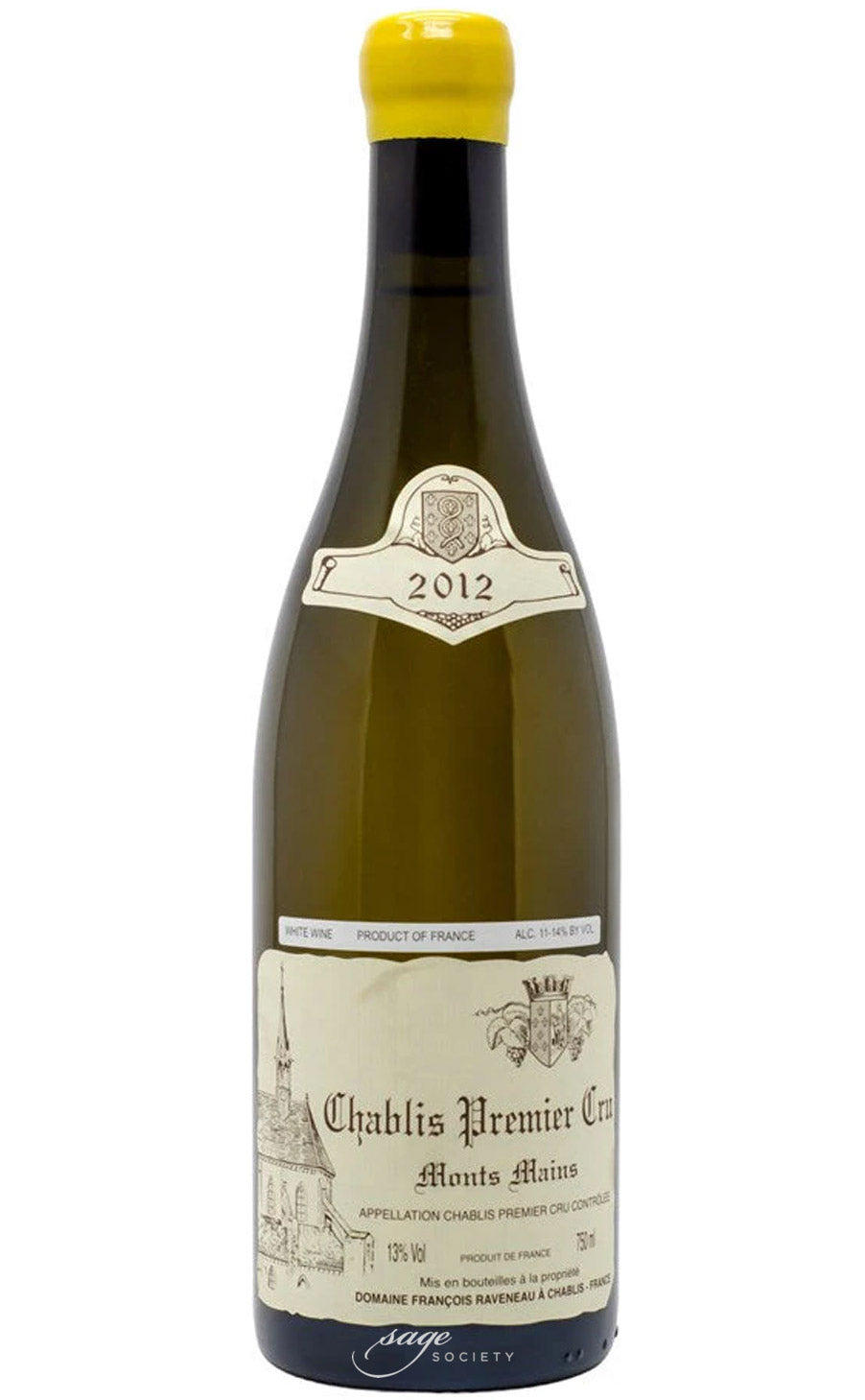 2012 François Raveneau Chablis 1er Cru Monts Mains