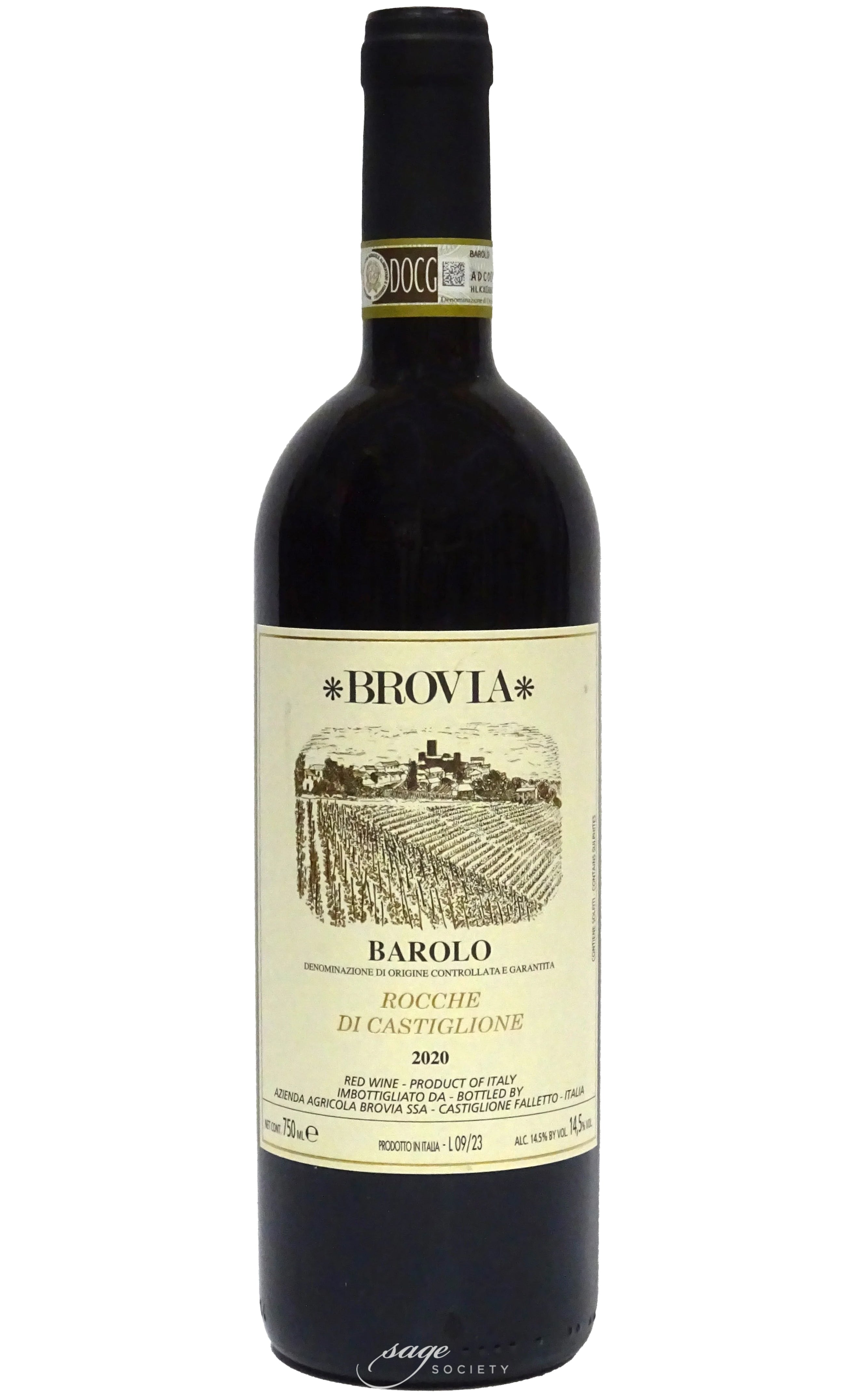 2020 Fratelli Brovia Barolo Rocche di Castiglione