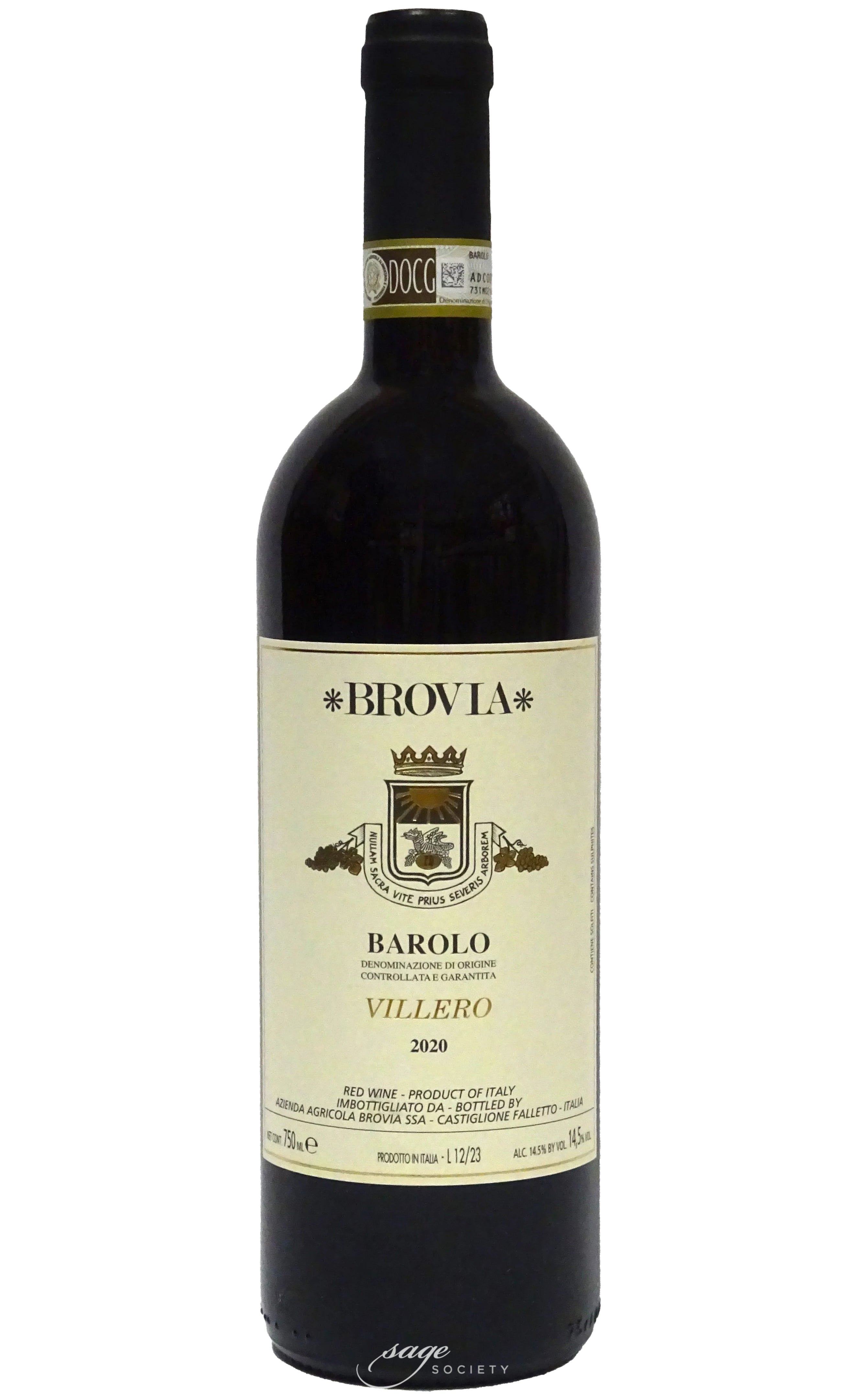 2020 Fratelli Brovia Barolo Villero