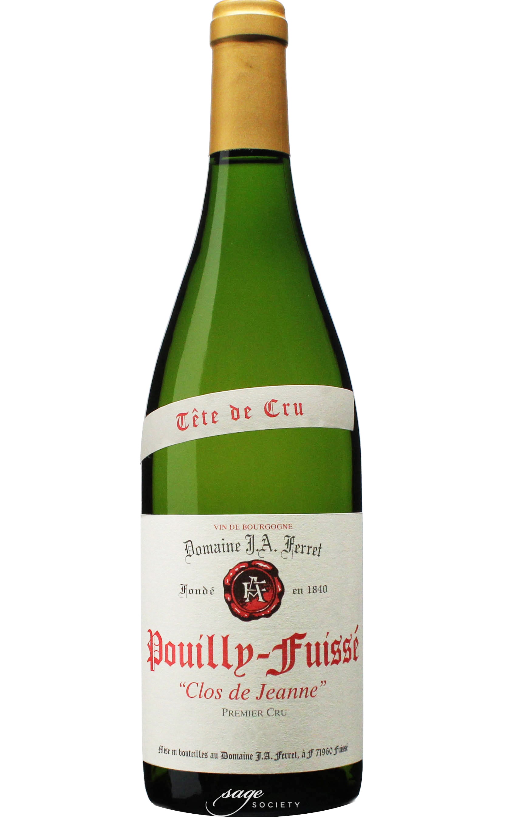 2022 J.A. Ferret Pouilly-Fuissé Premier Cru Clos de Jeanne Tête de Cru