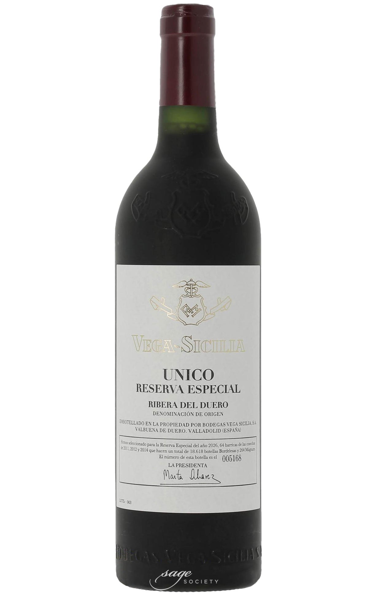 NV Bodegas Vega-Sicilia Ribera del Duero Único Reserva Especial 2011, 2012, 2014 (2026 Release)