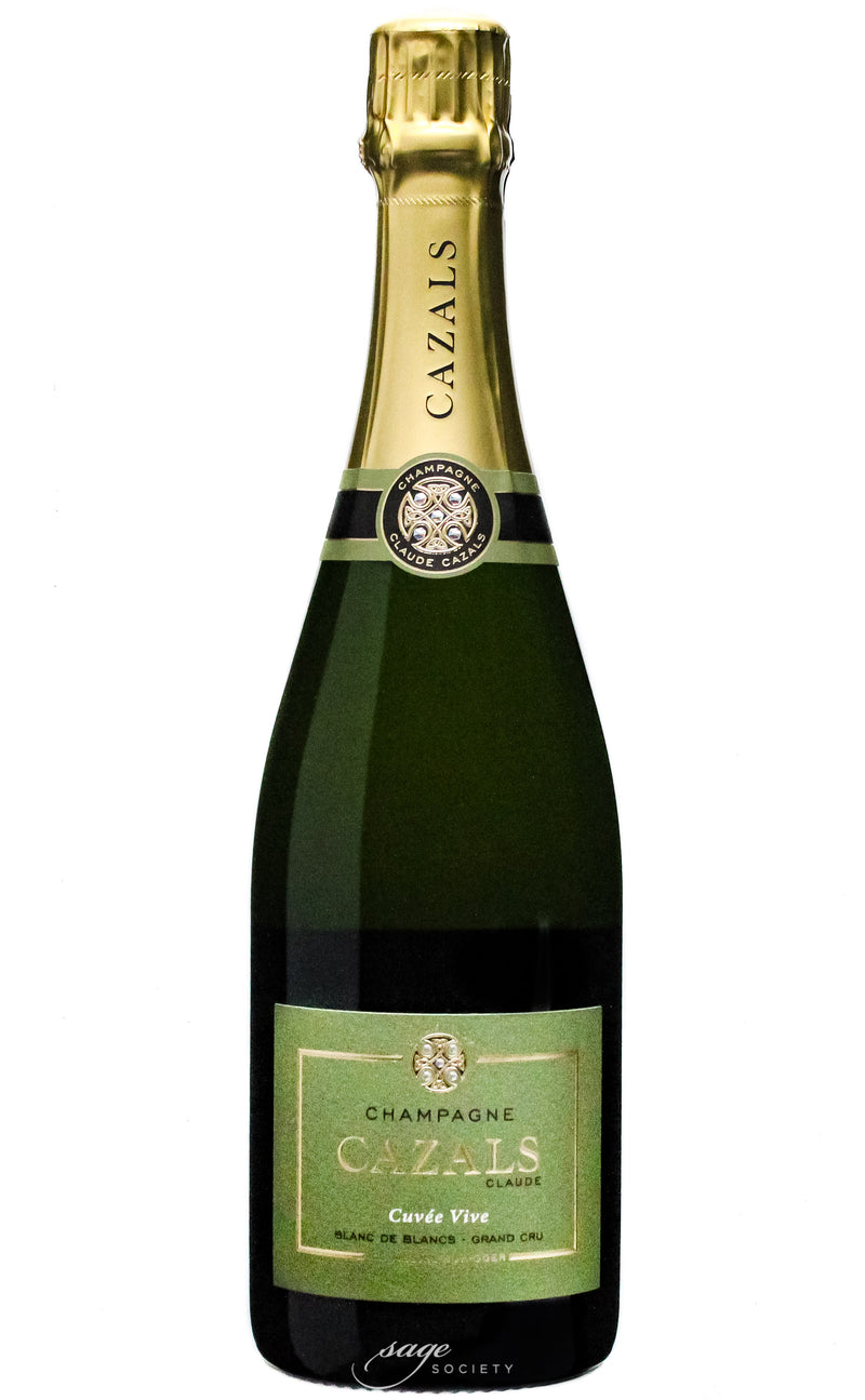NV Claude Cazals Champagne Grand Cru Blanc de Blancs Extra Brut Cuvée Vive [disg. 2023]