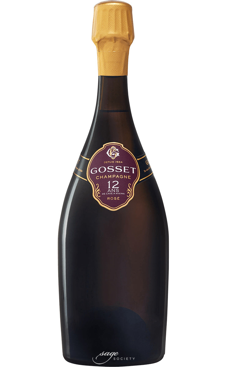 NV Gosset Champagne Brut Rosé 12 Ans de Cave à Minima