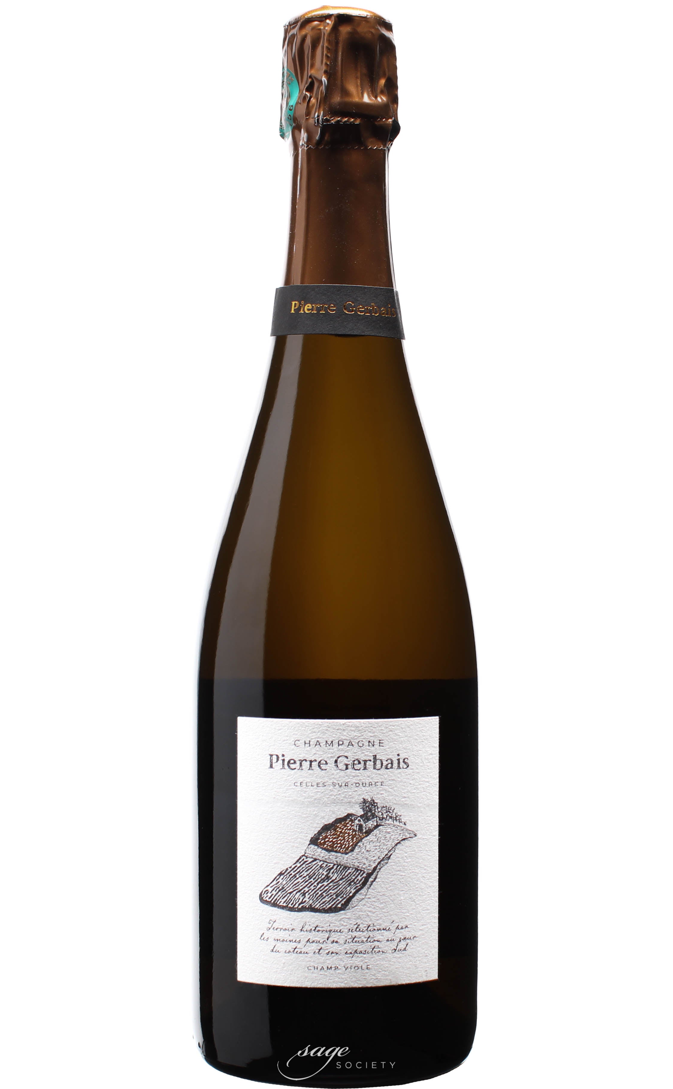 NV Pierre Gerbais Champagne Extra Brut Champ Viole [disg. 2022]