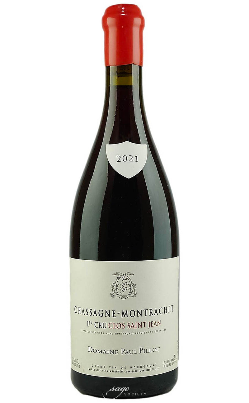 2021 Paul Pillot Chassagne-Montrachet 1er Cru Clos St. Jean Rouge