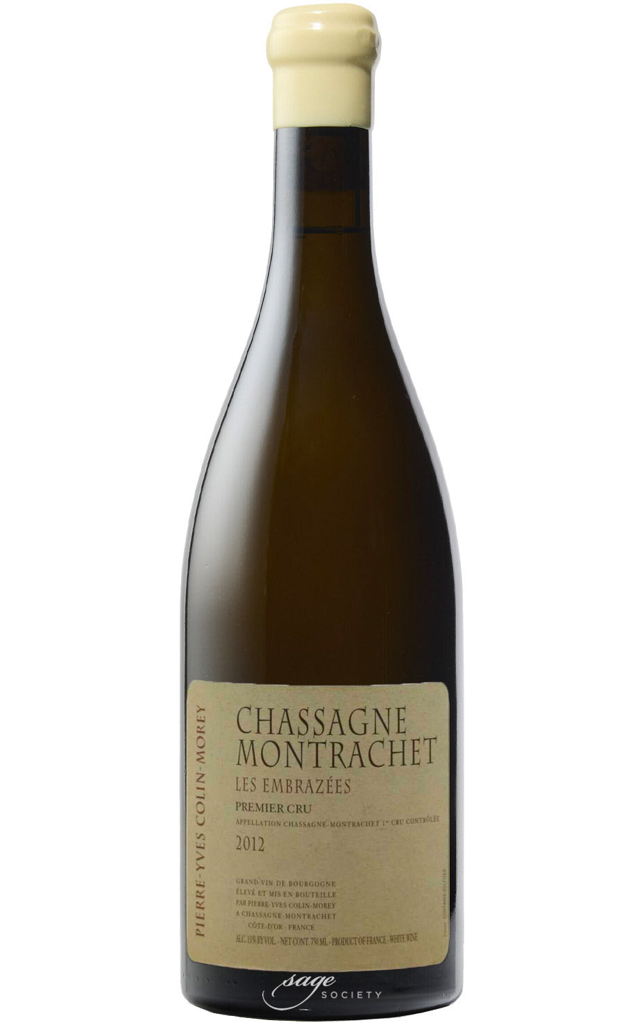 2012 Pierre-Yves Colin-Morey Chassagne-Montrachet 1er Cru Les Embrazées