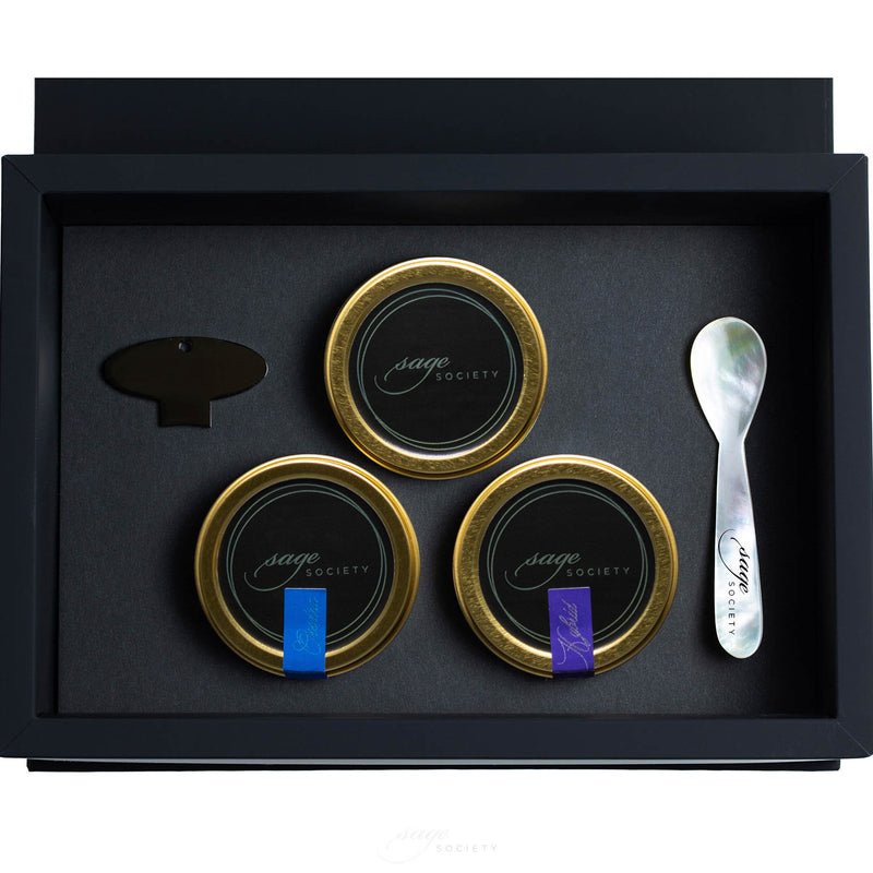 Sage Society Trio Caviar Gift Box