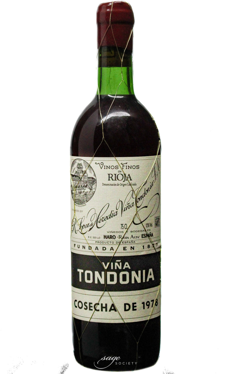 1978 R. López de Heredia Rioja Gran Reserva Viña Tondonia