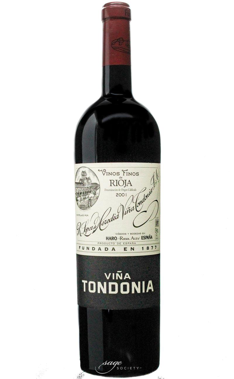 2001 R. López de Heredia Rioja Reserva Viña Tondonia 1.5L