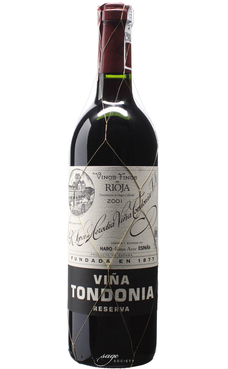 2001 R. López de Heredia Rioja Reserva Viña Tondonia