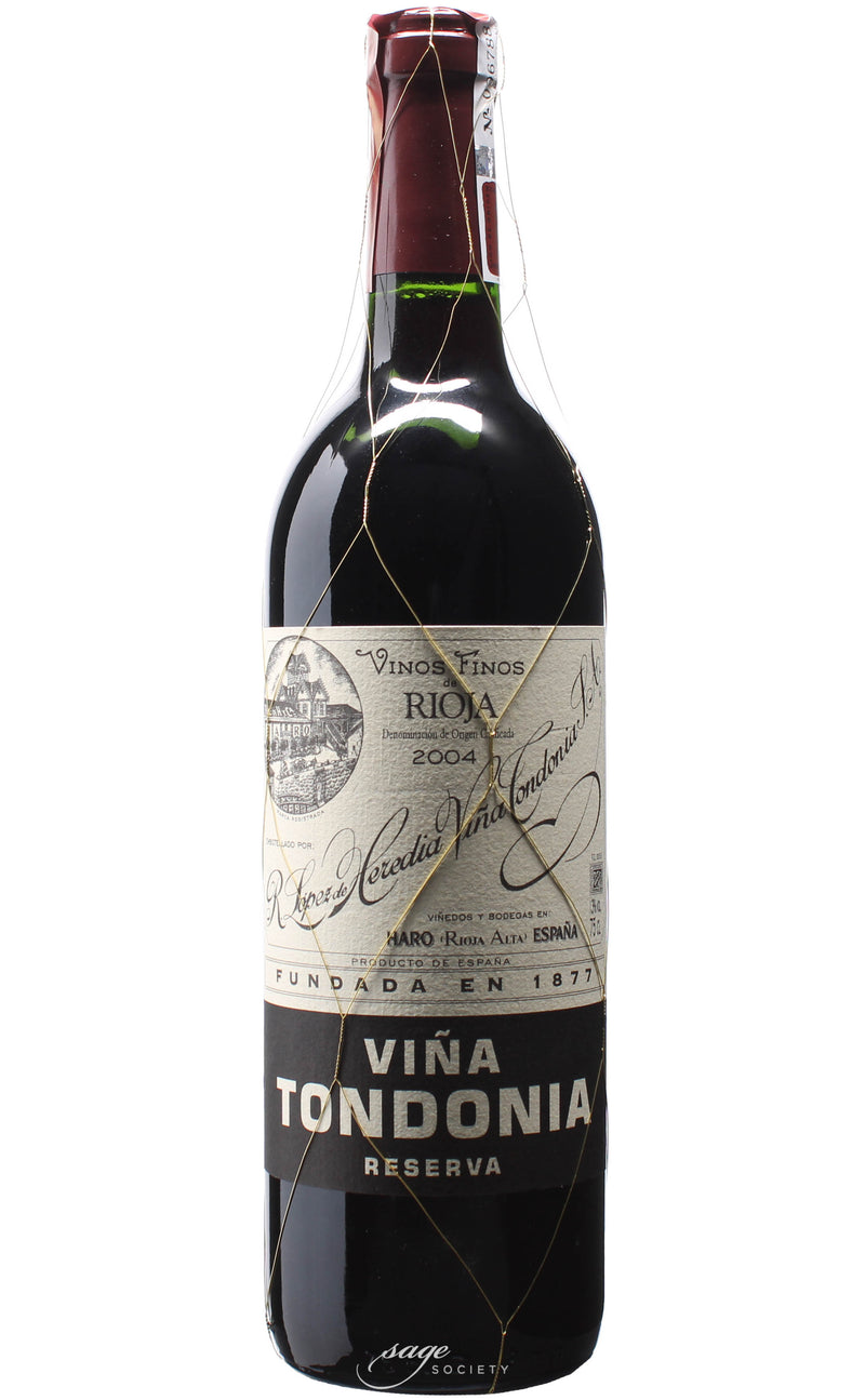 2004 R. López de Heredia Rioja Reserva Viña Tondonia