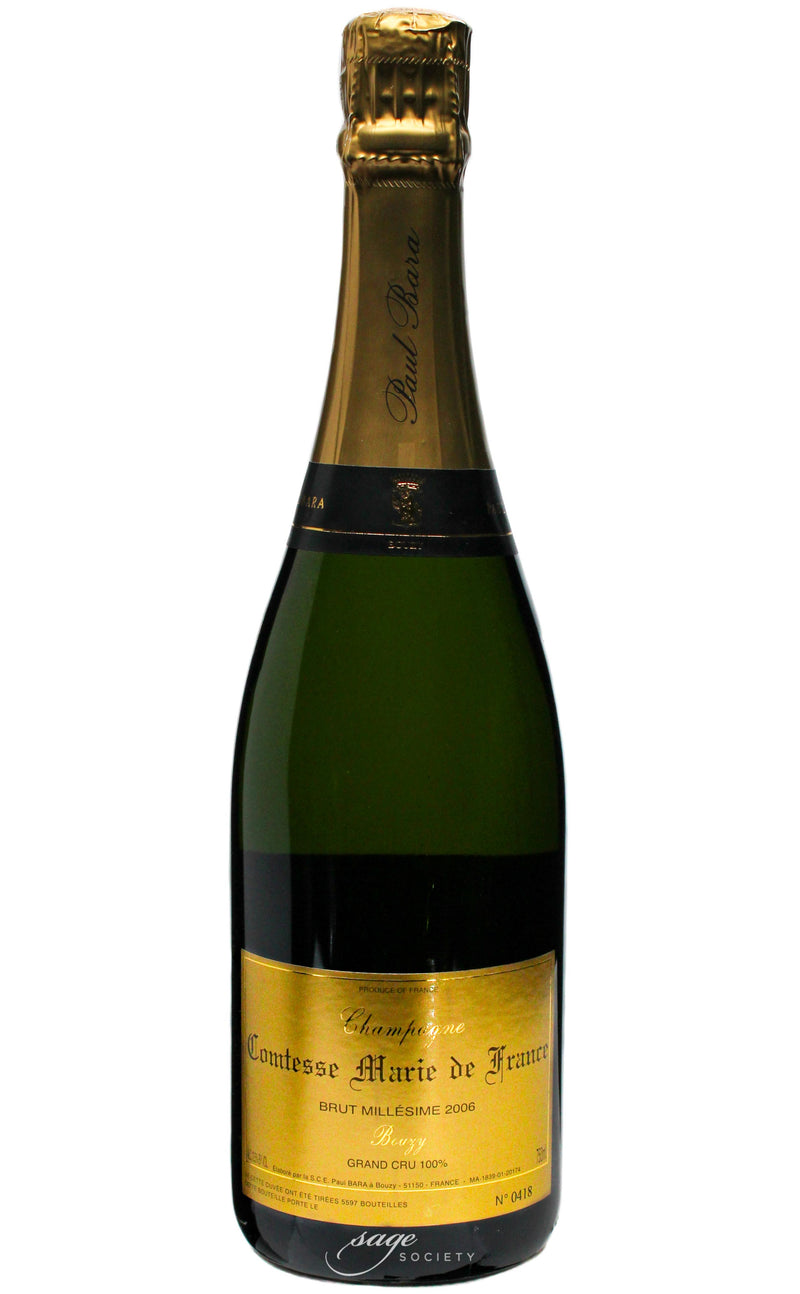 2006 Paul Bara Champagne Grand Cru Comtesse Marie de France Bouzy