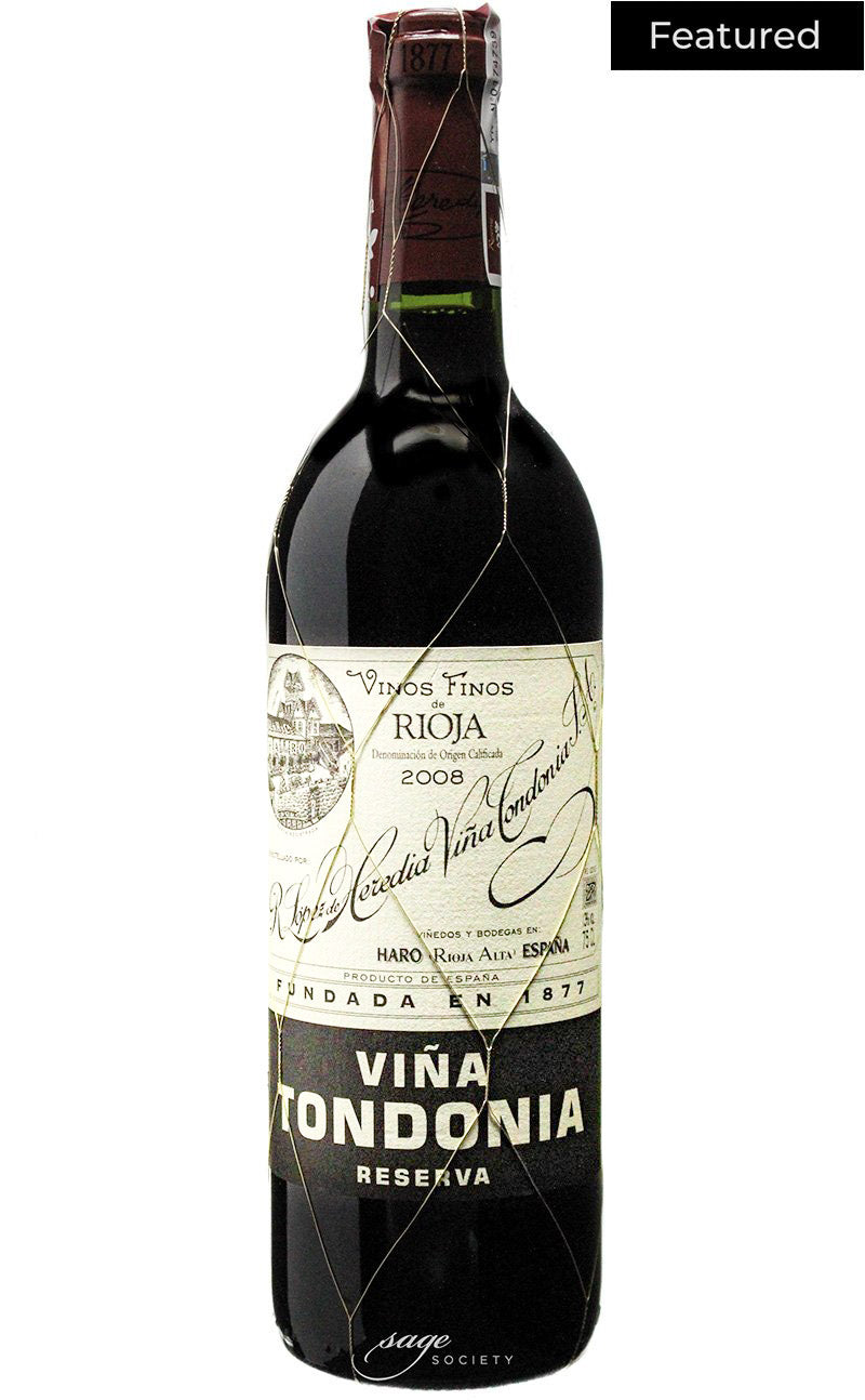 2008 R. López de Heredia Rioja Reserva Viña Tondonia