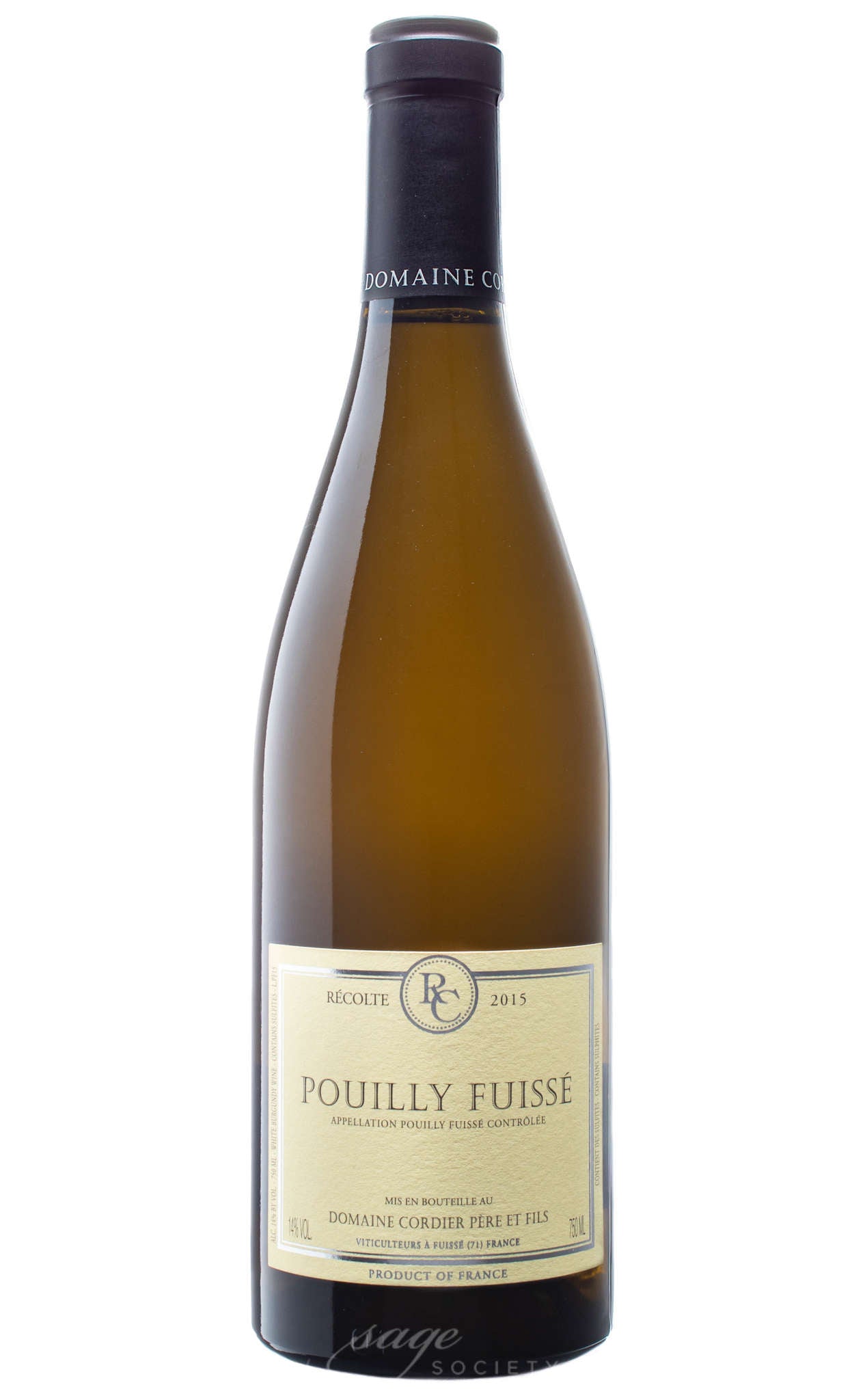 2015 Domaine Cordier Père et Fils Pouilly-Fuissé