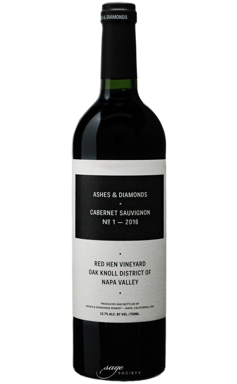 2016 Ashes & Diamonds Cabernet Sauvignon No. 1 Red Hen Vineyard